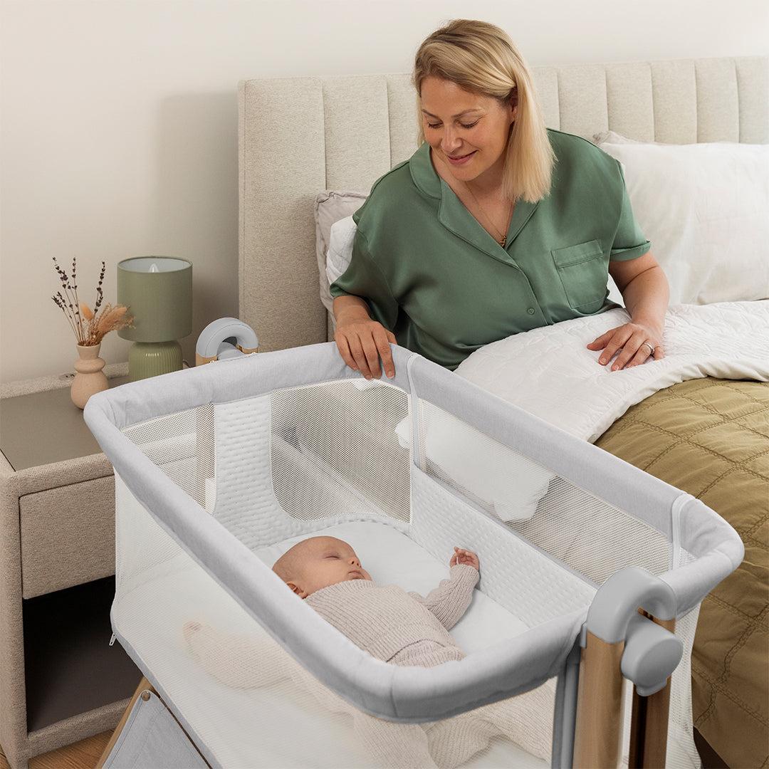  Obaby Cloud Bedside Crib - Grey、mySite、merchandisen