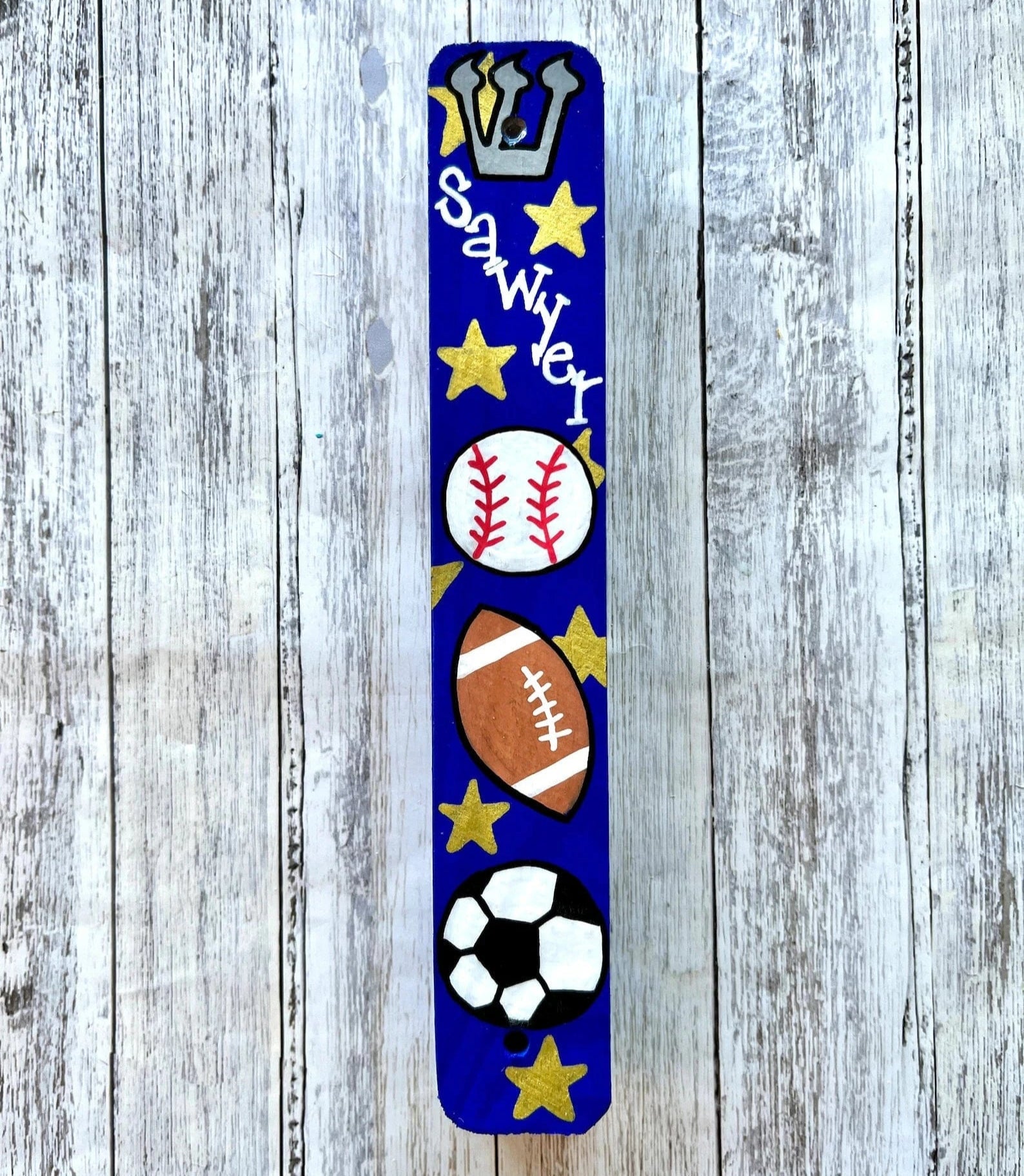Personalized Sports Mezuzah - Cobalt Blue、mySite、topwebapps