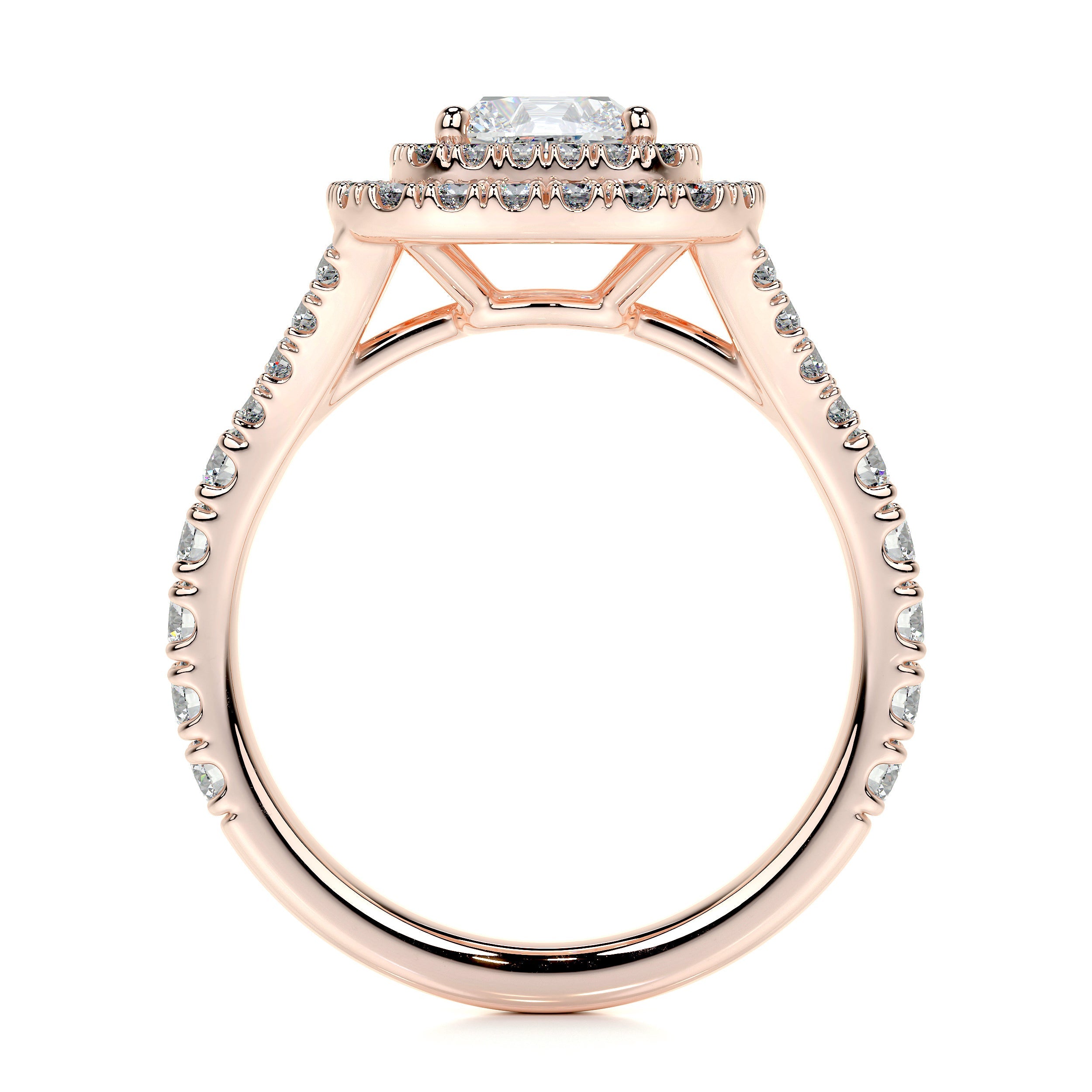 Tina Lab Grown Diamond Ring -14K Rose Gold、mySite、hinf8tx79