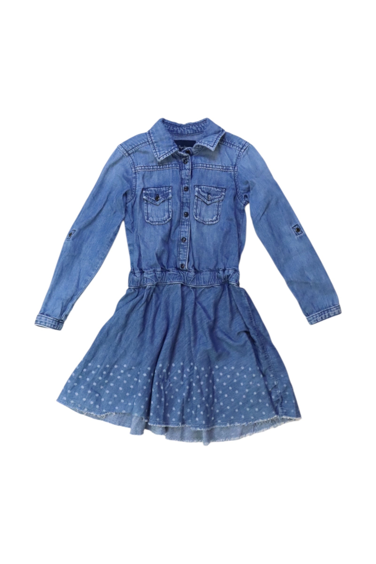 Pepe Jeans Denim Long Sleeve Dress 4T、mySite、g9winljtr