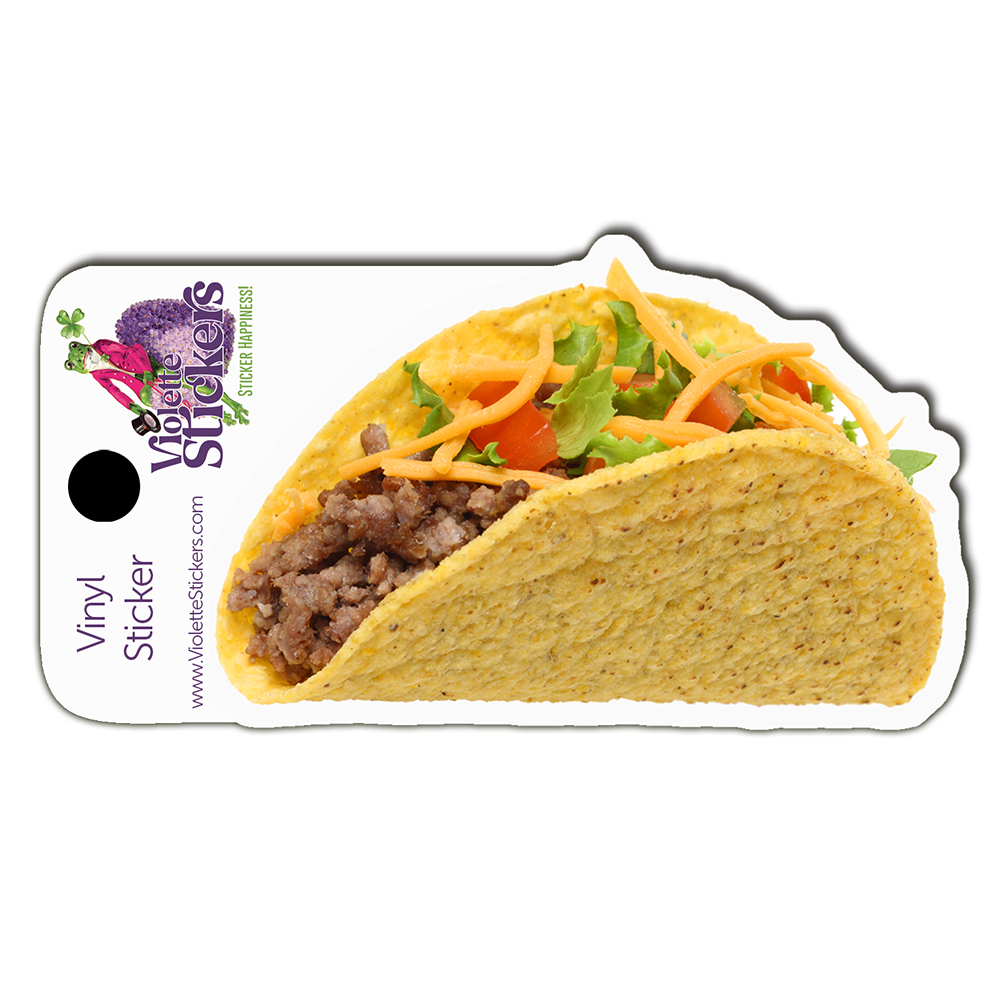  Taco Vinyl Sticker Decal、mySite、ghnorth