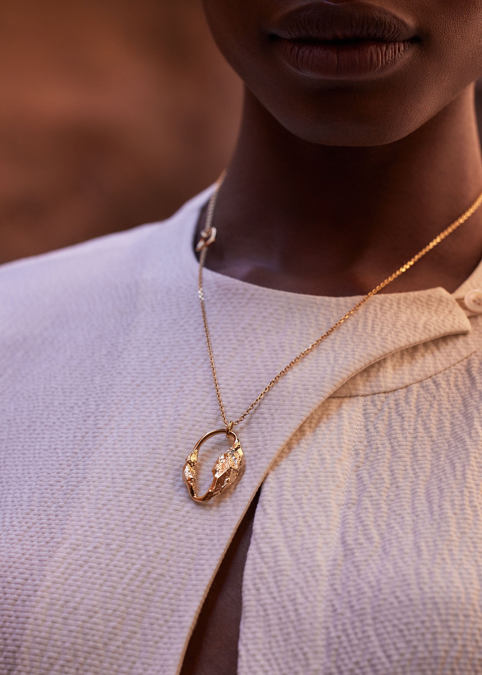 Pendentif Eroz - Dor茅e � l��or 24 carats、mySite、camillekostekn