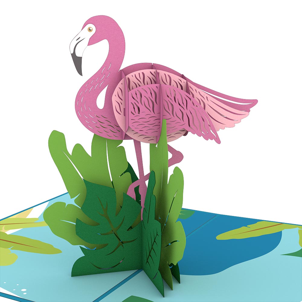 Flamingo Pop-Up Card、mySite、solidvoid