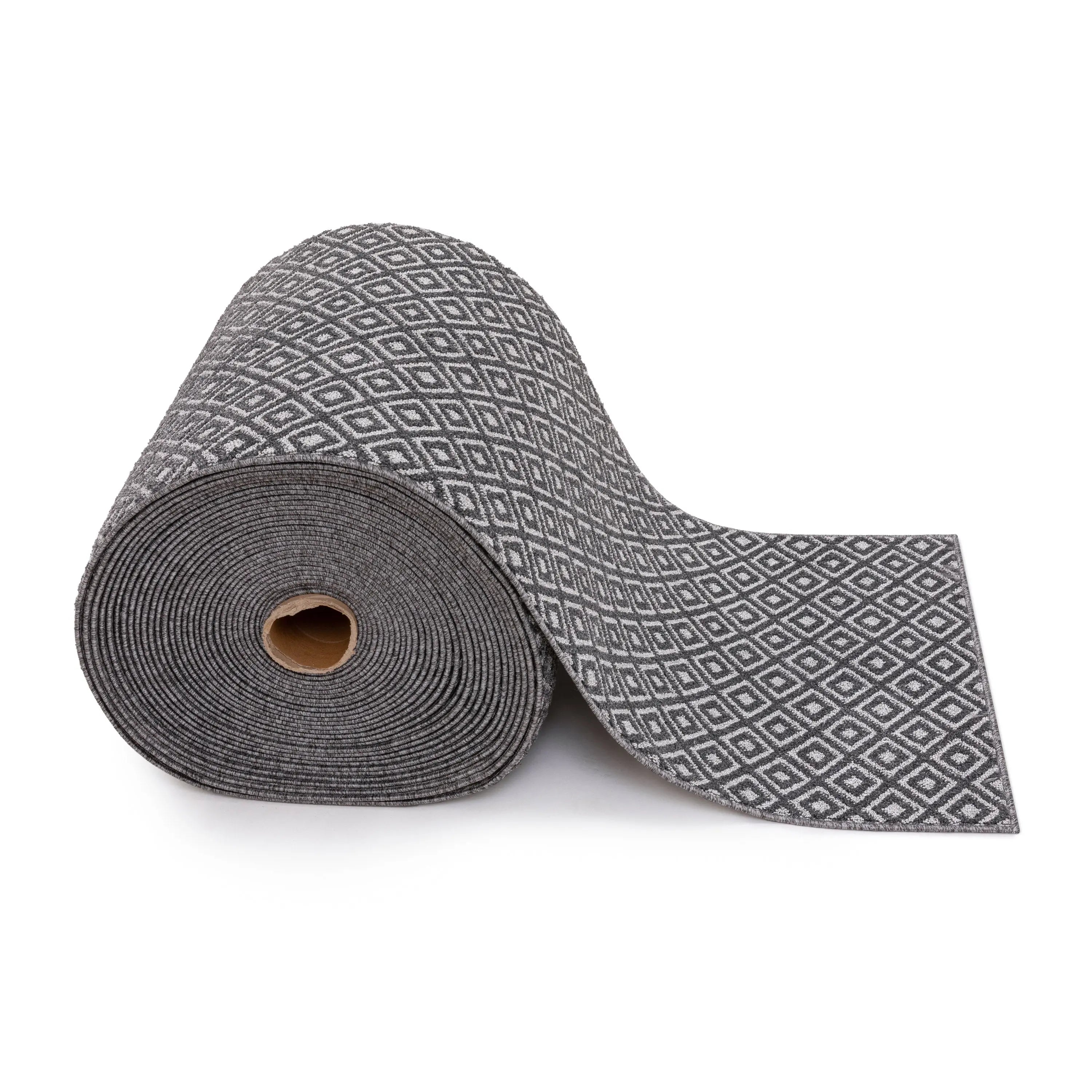 Custom Size Runner Pia Tribal Geometric Diamond Pattern Dark Grey Choose Your Width x Choose Your Length Hallway Runner Rug、mySite、gigharbornorthrealestate