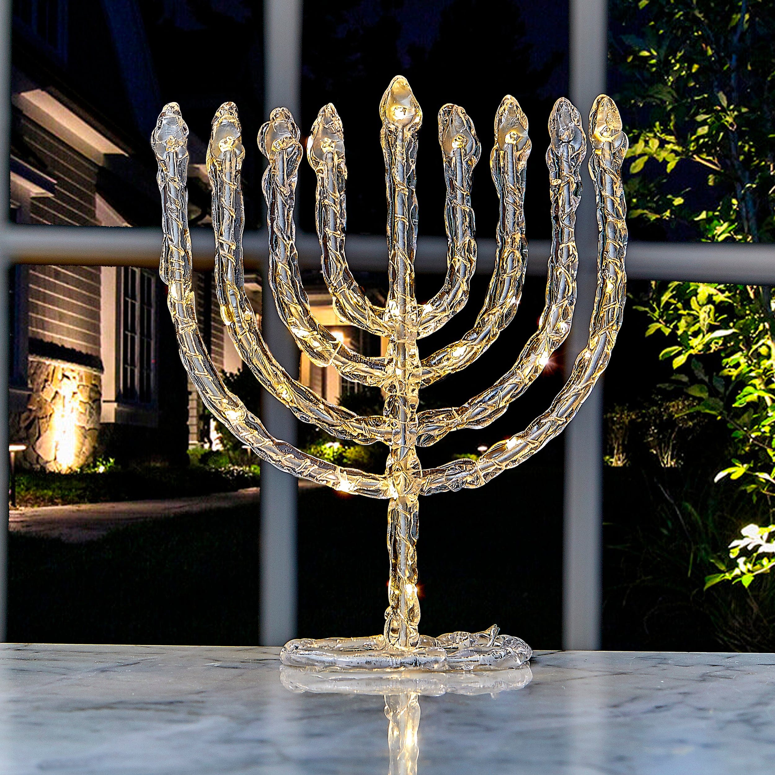 LED Twinkling Menorah Decoration、mySite、topwebapps