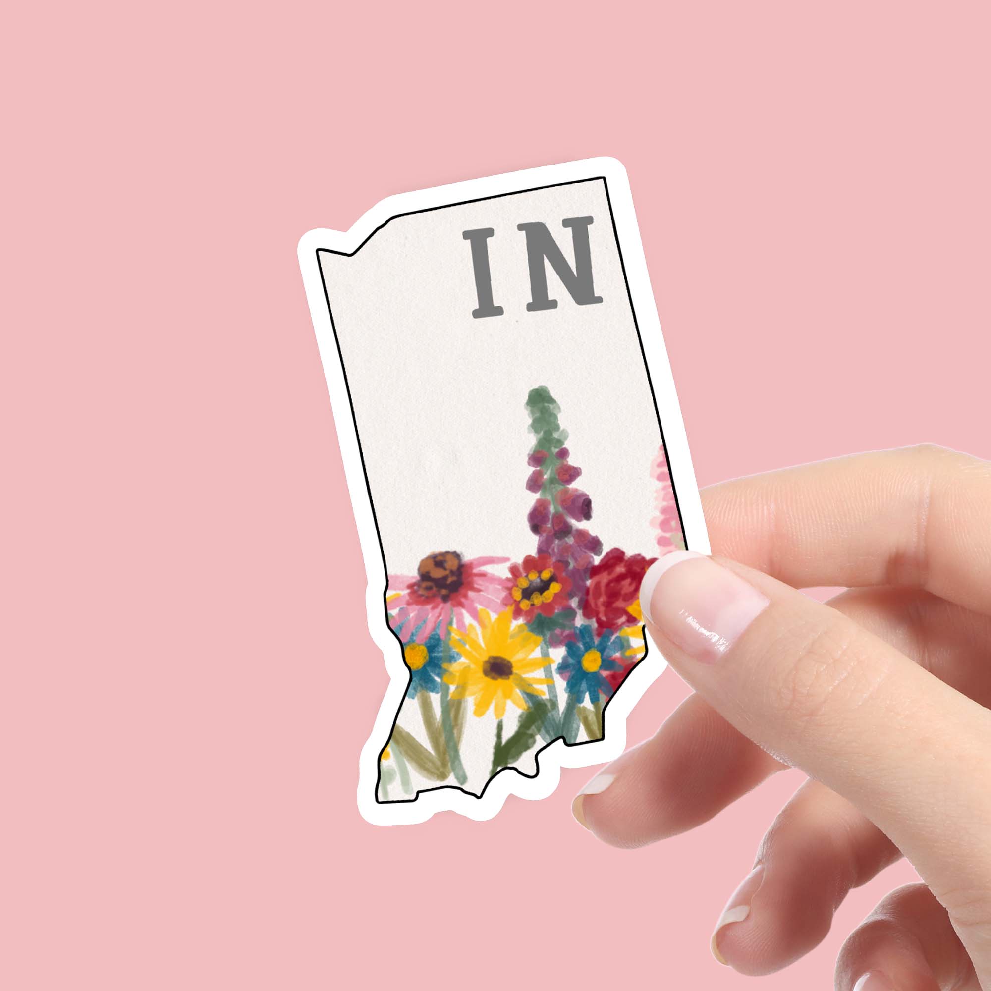  Indiana Painterly Pattern Sticker、mySite、ghnorth