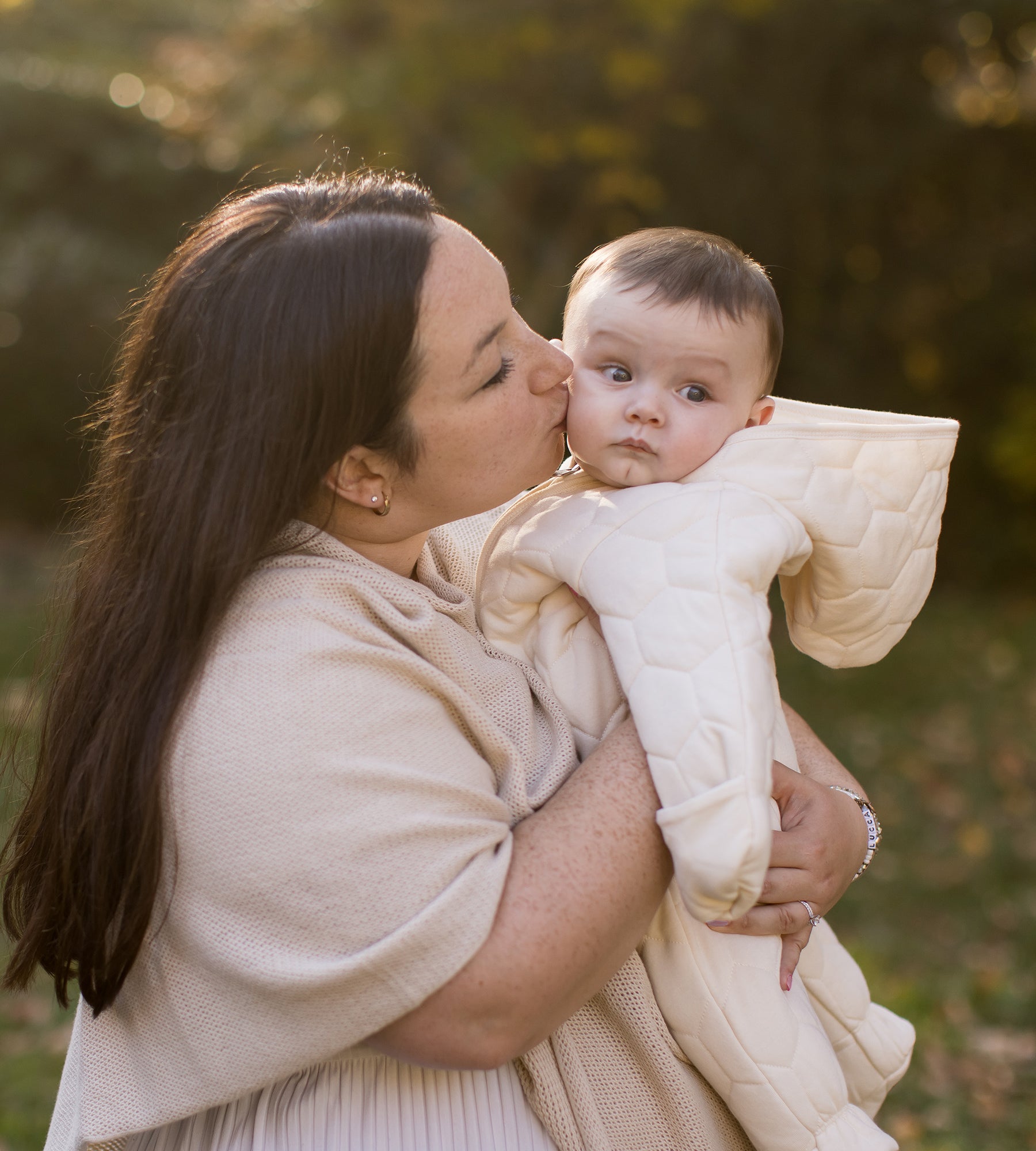 Organic Cotton Honeycomb Quilted Bunting、mySite、g9winljtr