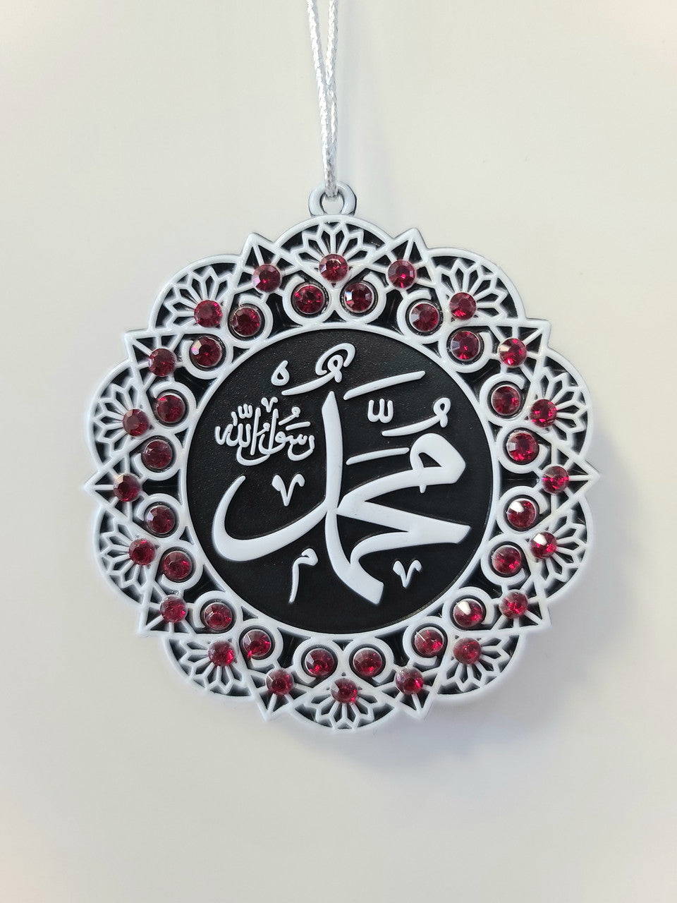 Hanging Ornament Allah and Muhammad (White and Red)、mySite、topwebapps