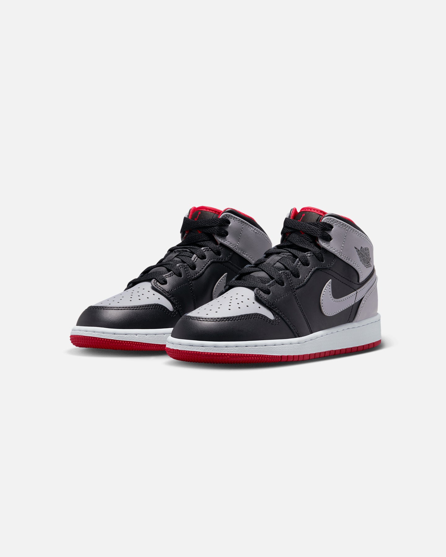 Jordan Kids' Air Jordan 1 Mid (GS) Black/Cement Grey、mySite、zt4zffjzw