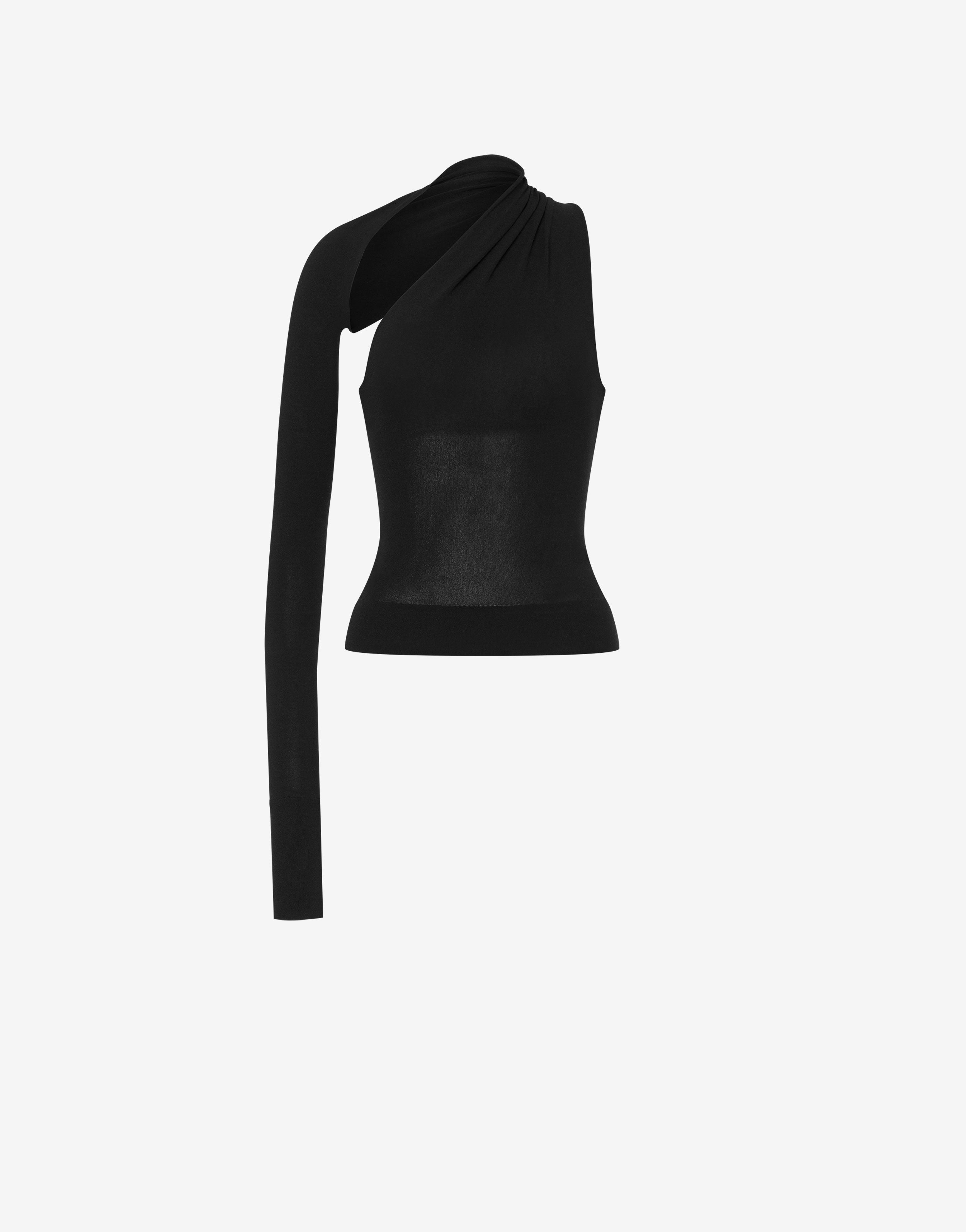 Top monospalla in tessuto stretch、mySite、aoinhome