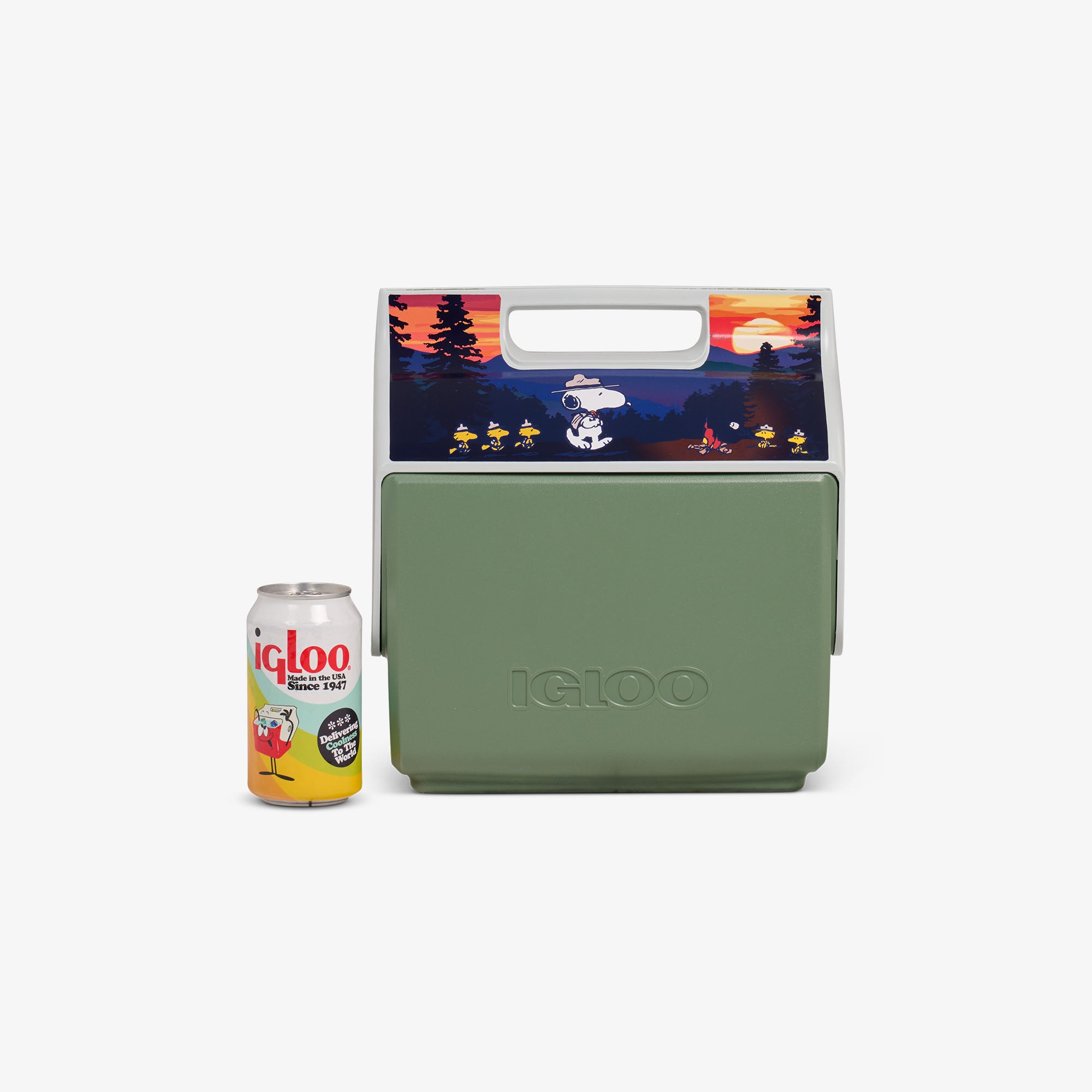 Peanuts Beagle Scouts ECOCOOL® Little Playmate 7 Qt Cooler、mySite、noshort