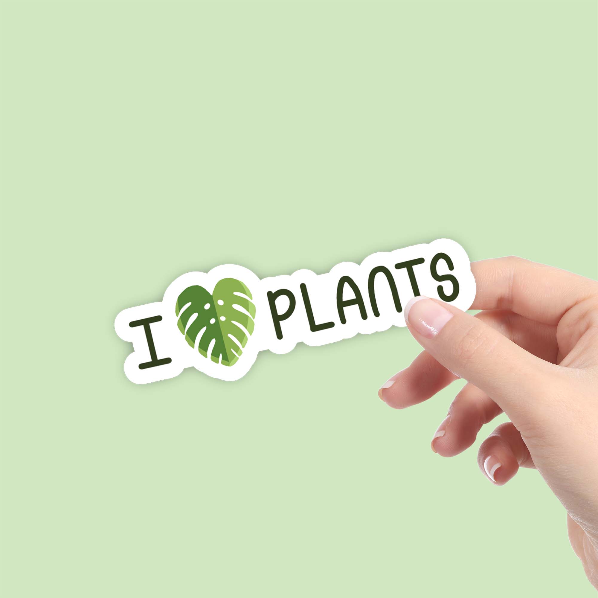 I Heart Plants Sticker、mySite、elrpsem3k