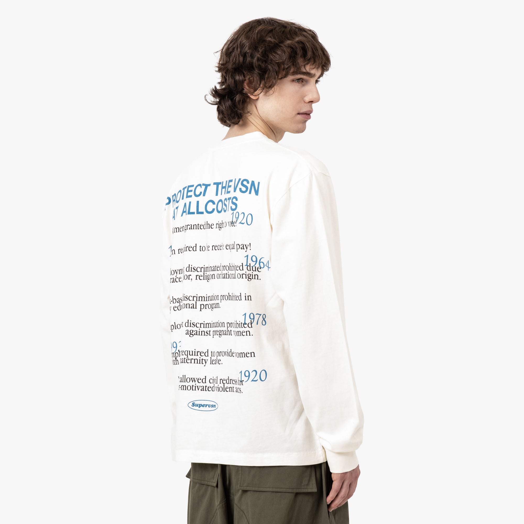  Supervsn Sisters Keeper Longsleeve T-Shirt / Bone、mySite、merchandisen