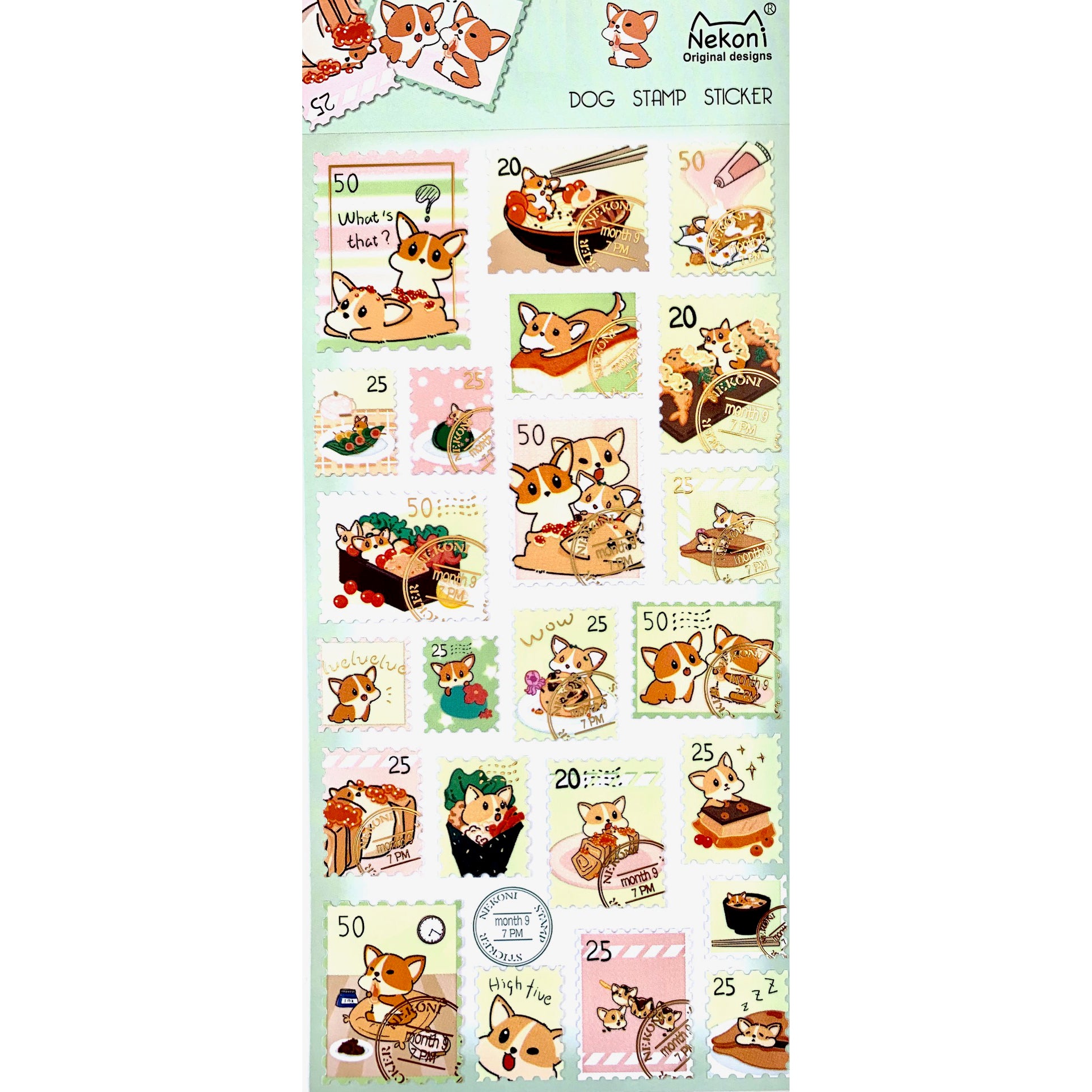  Dog Stamps Stickers、mySite、ghnorth