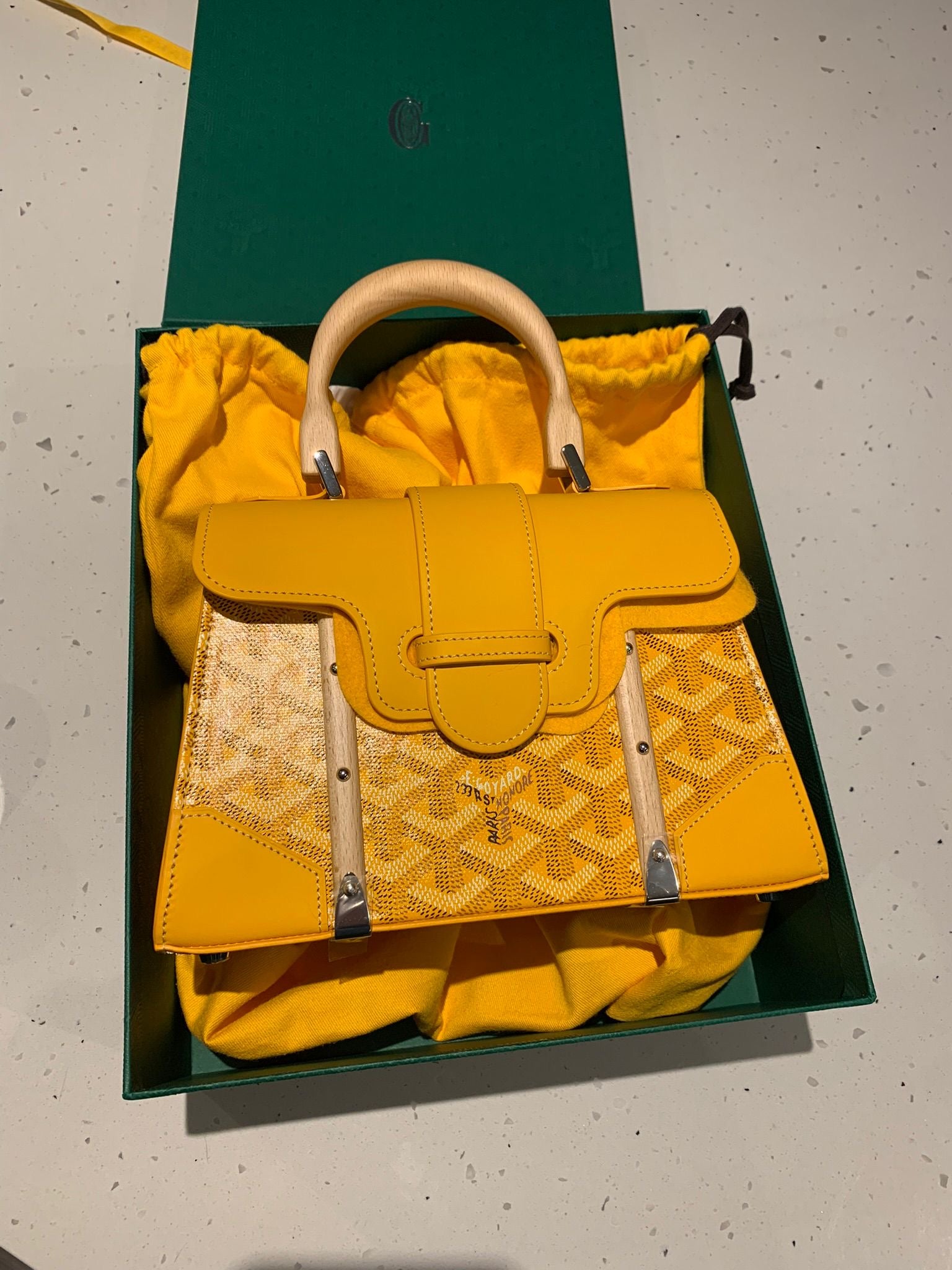 Goyard Saïgon Structure Mini Bag (Yellow)、mySite、garminoutage.com
