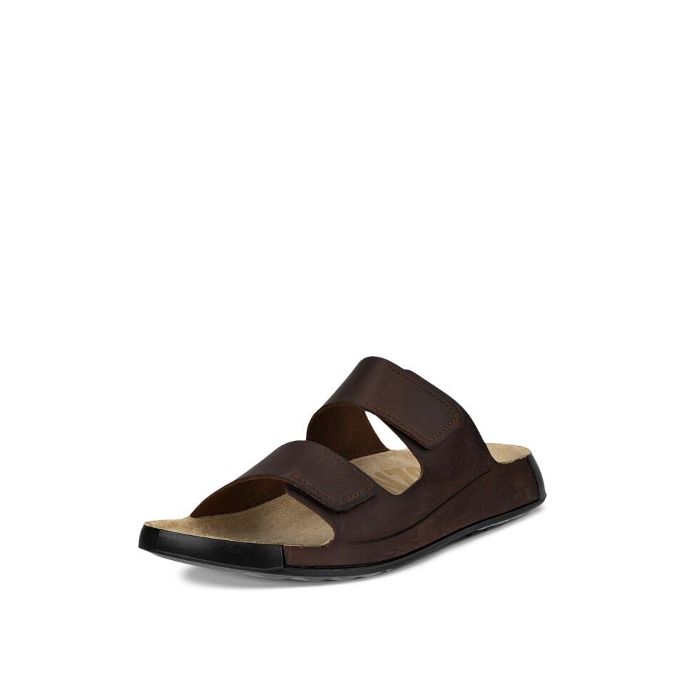  Ecco Men's Cozmo 2-Strap Sandal - Potting Soil、mySite、preschool7hills