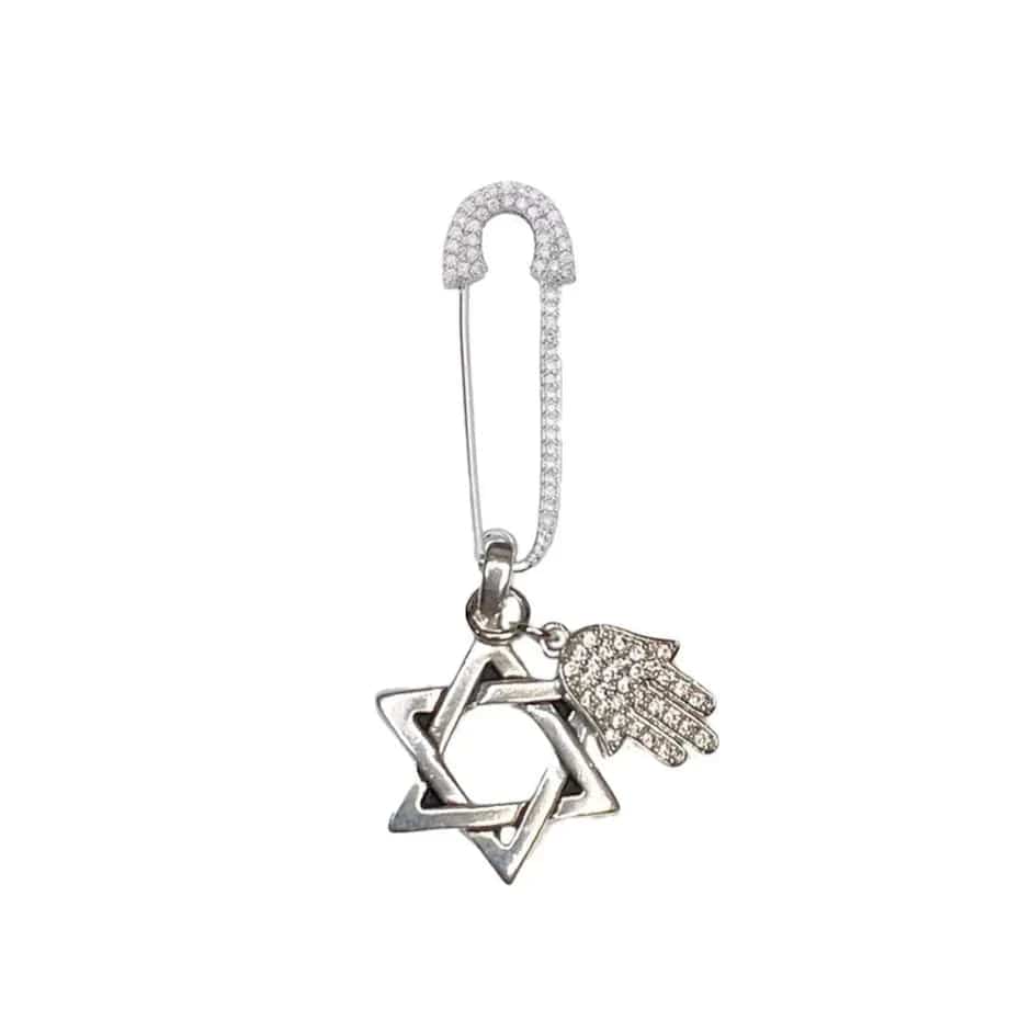 Star of David and Hamsa Pin、mySite、topwebapps