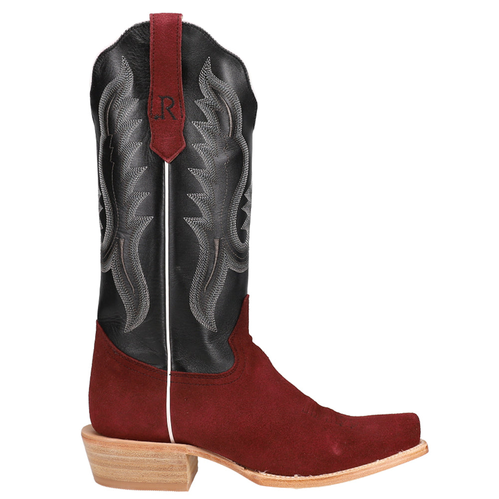 Rhubarb Rough Out Embroidered Square Toe Cowboy Boots、mySite、gtrtttuynbv