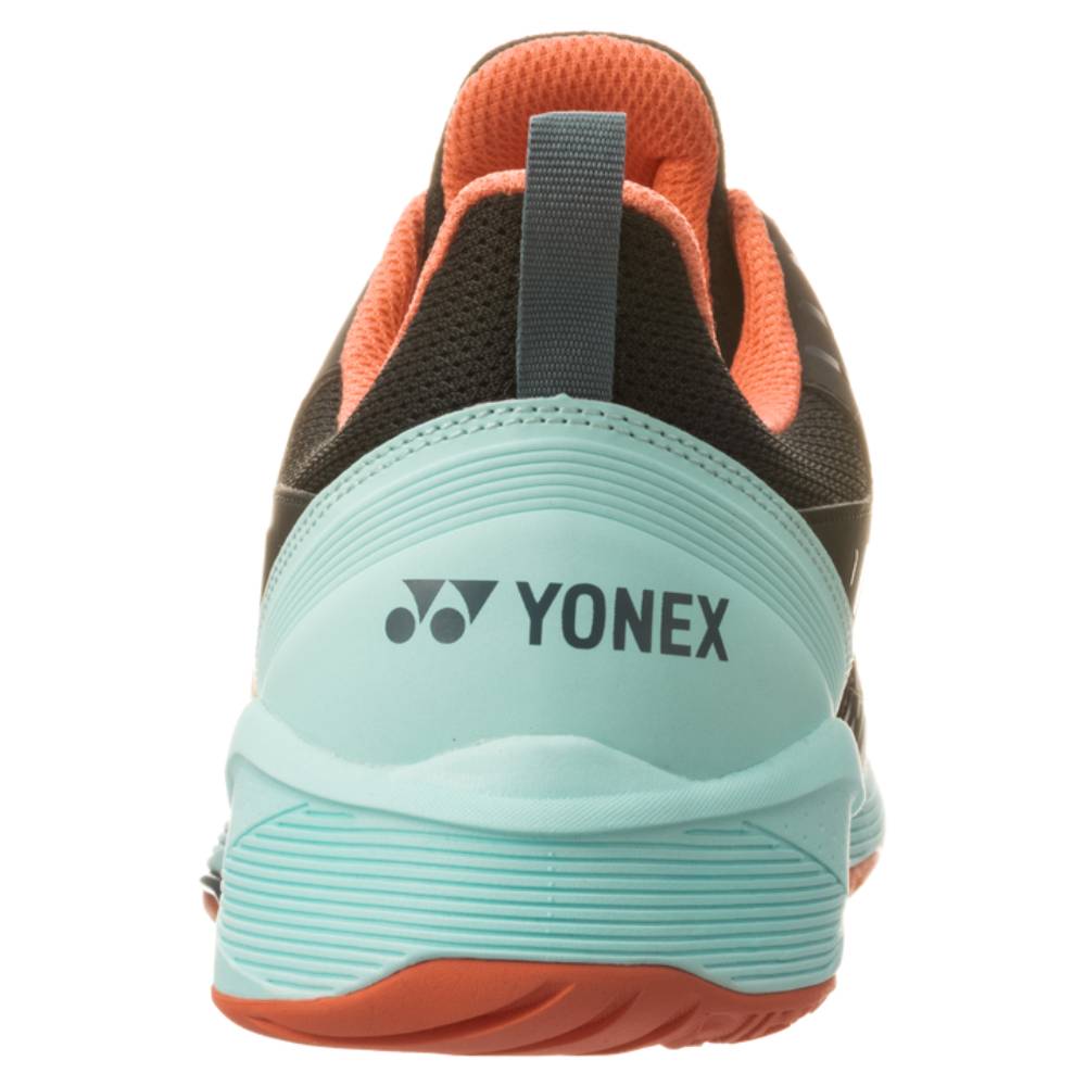 Yonex Power Cushion Sonicage 3 Clay Men's Tennis Shoe (Black/Sky Blue)