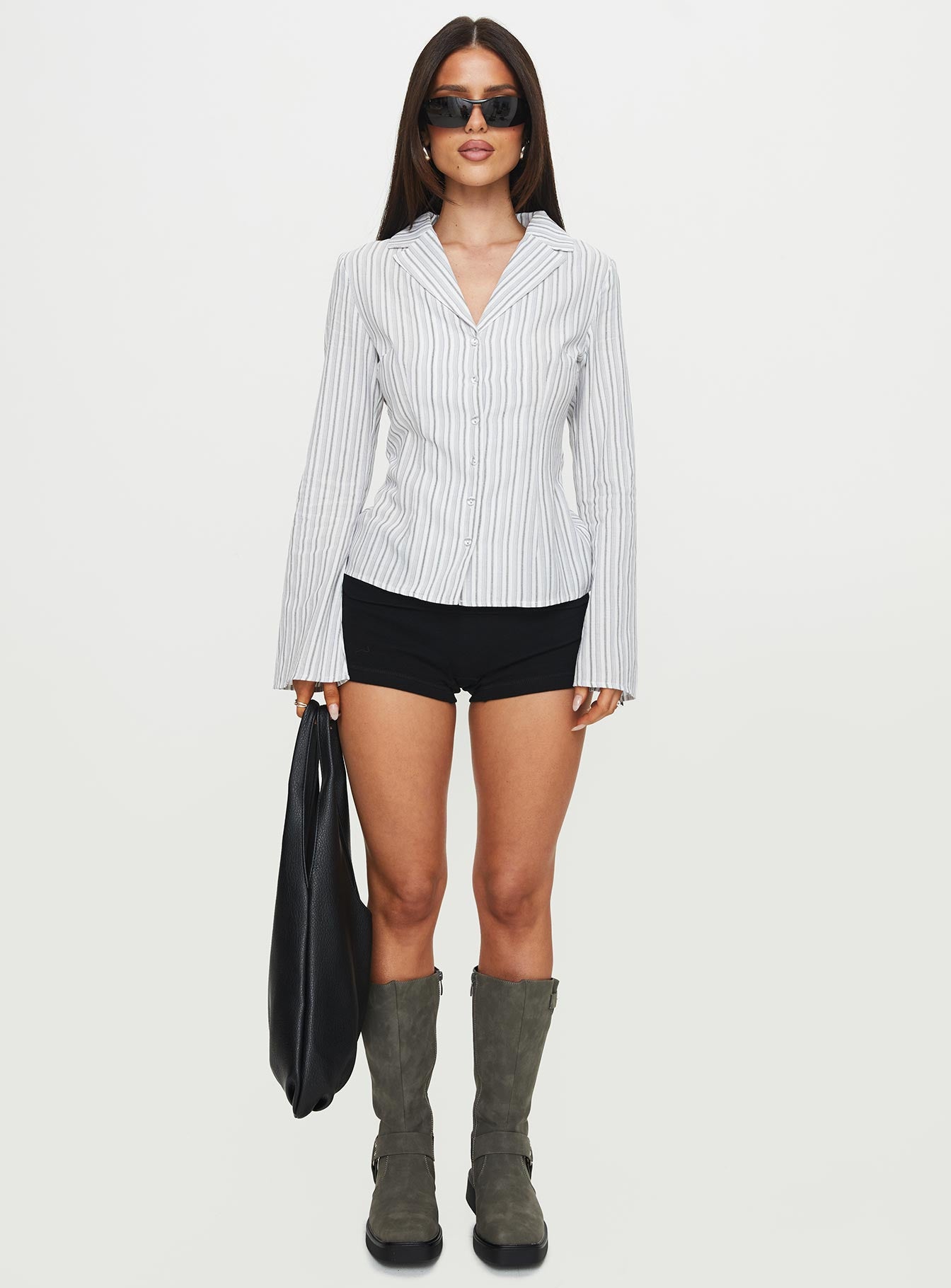 Myers Stripe Top White、mySite、solidvoid