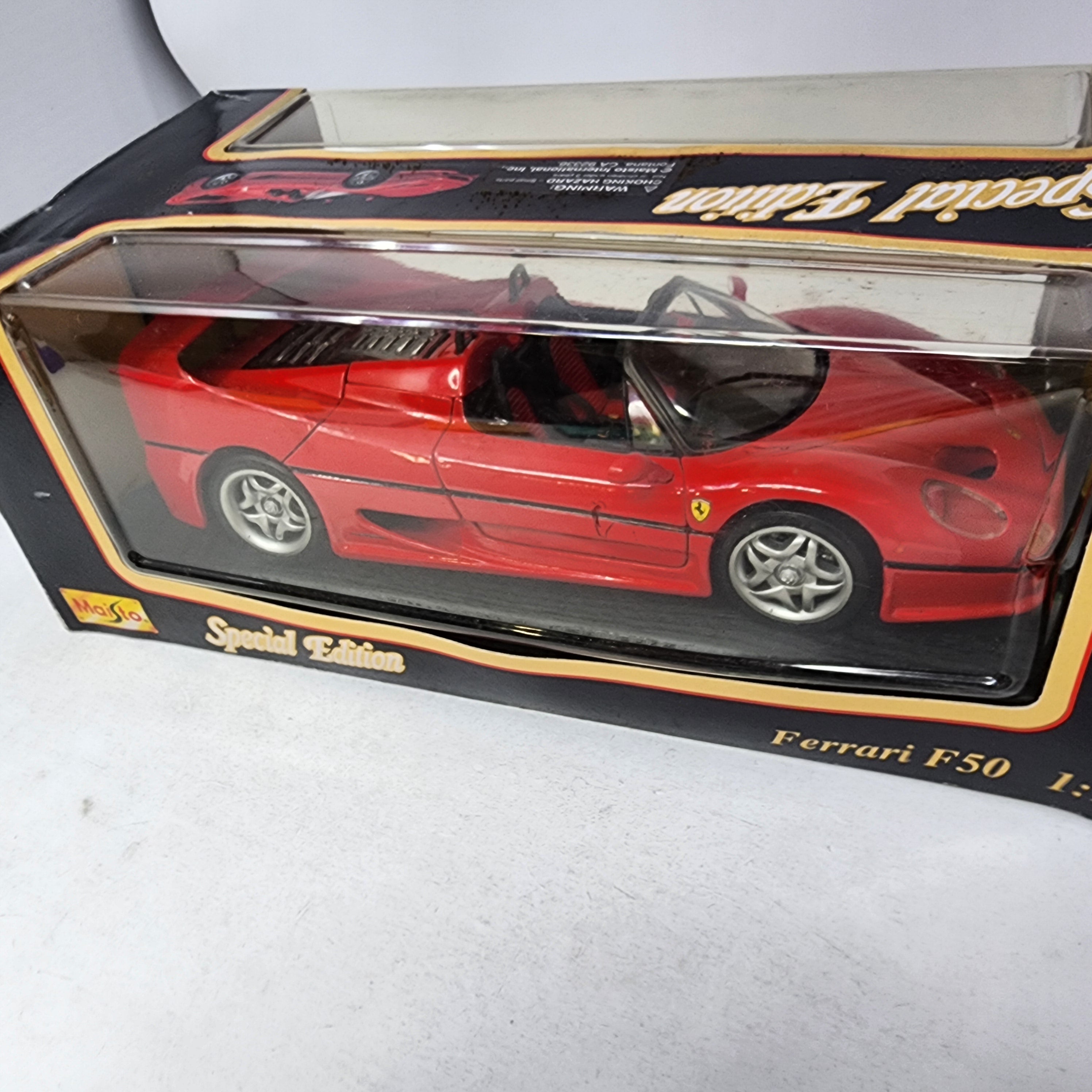 Ferrari F50 * Red * Maisto Special Edition 1/18 Scale、mySite、hgirdovlk