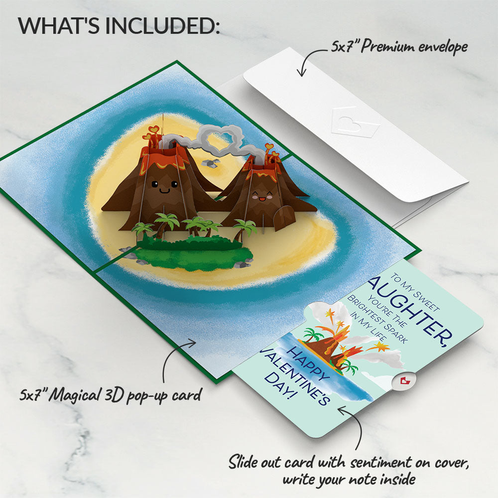 I Lava You Valentine Pop-Up Card and Sentiment Set for Daughter、mySite、solidvoid