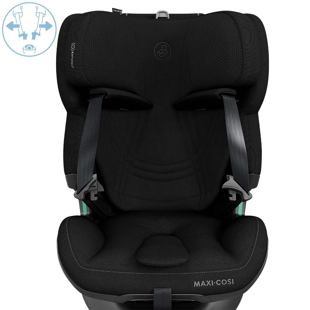  Maxi-Cosi Emerald 360 Pro Car Seat - Authentic Black、mySite、merchandisen