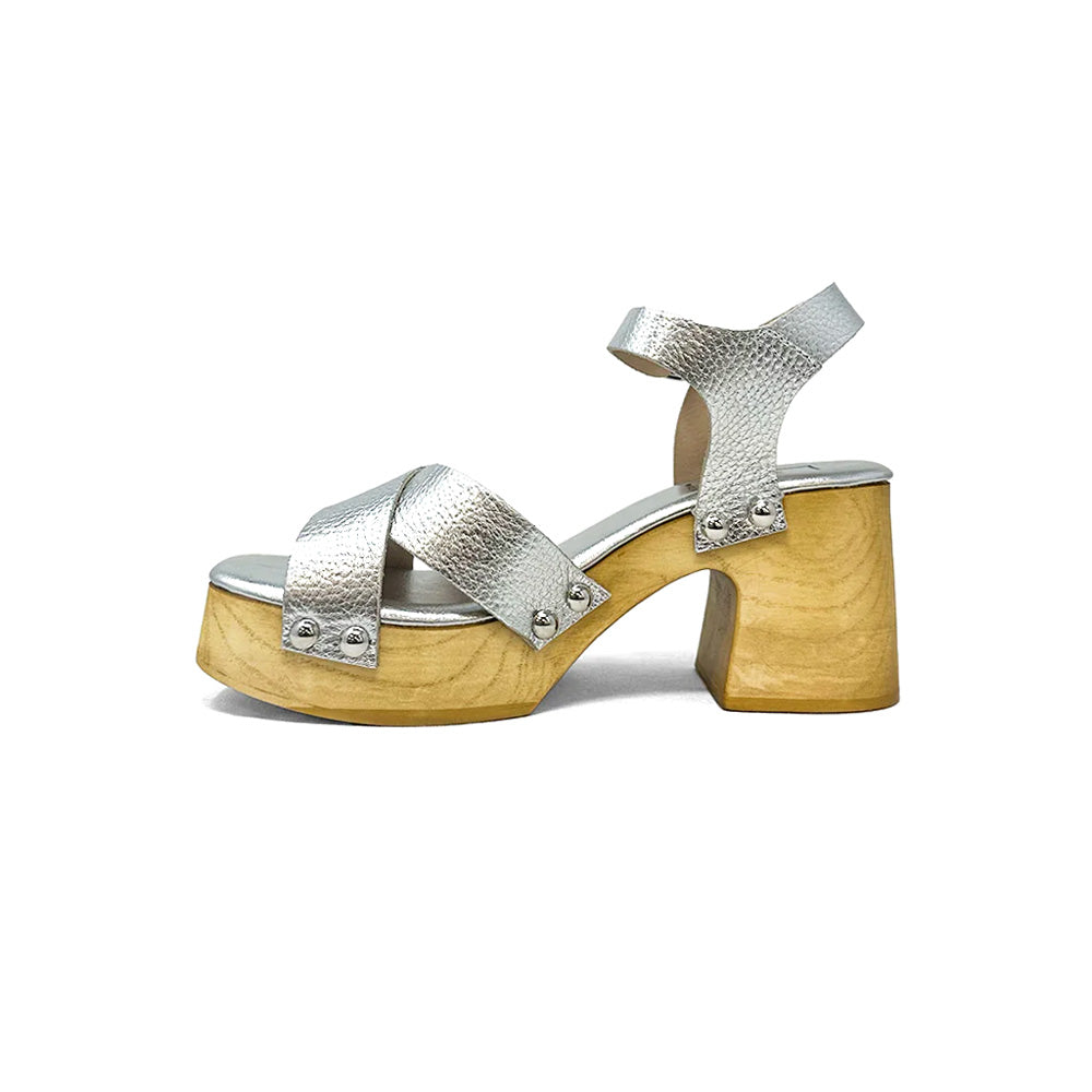 Giovanna Metallic Block Heel Sandals、mySite、gtrtttuynbv