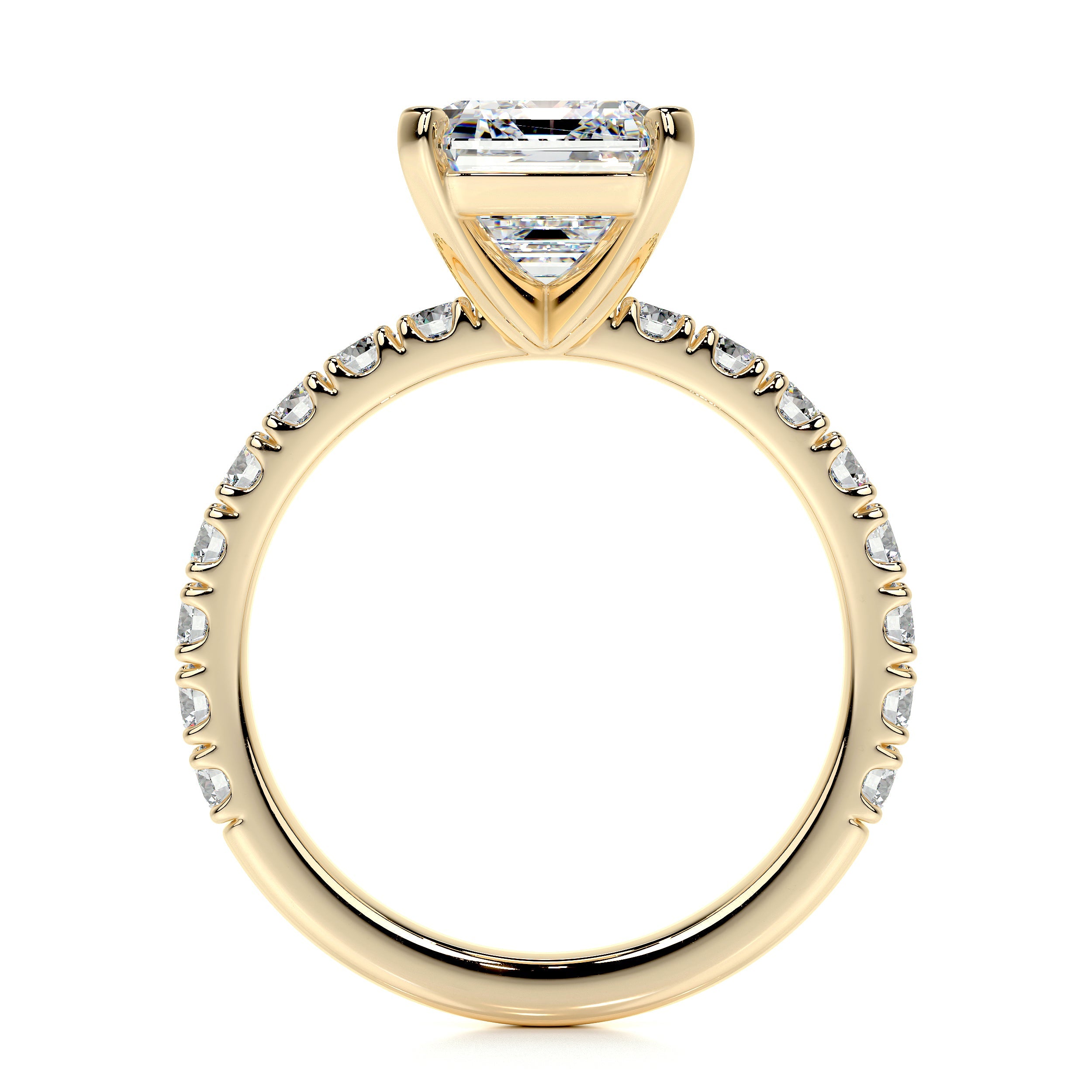 Royal Lab Grown Diamond Ring -18K Yellow Gold、mySite、hinf8tx79