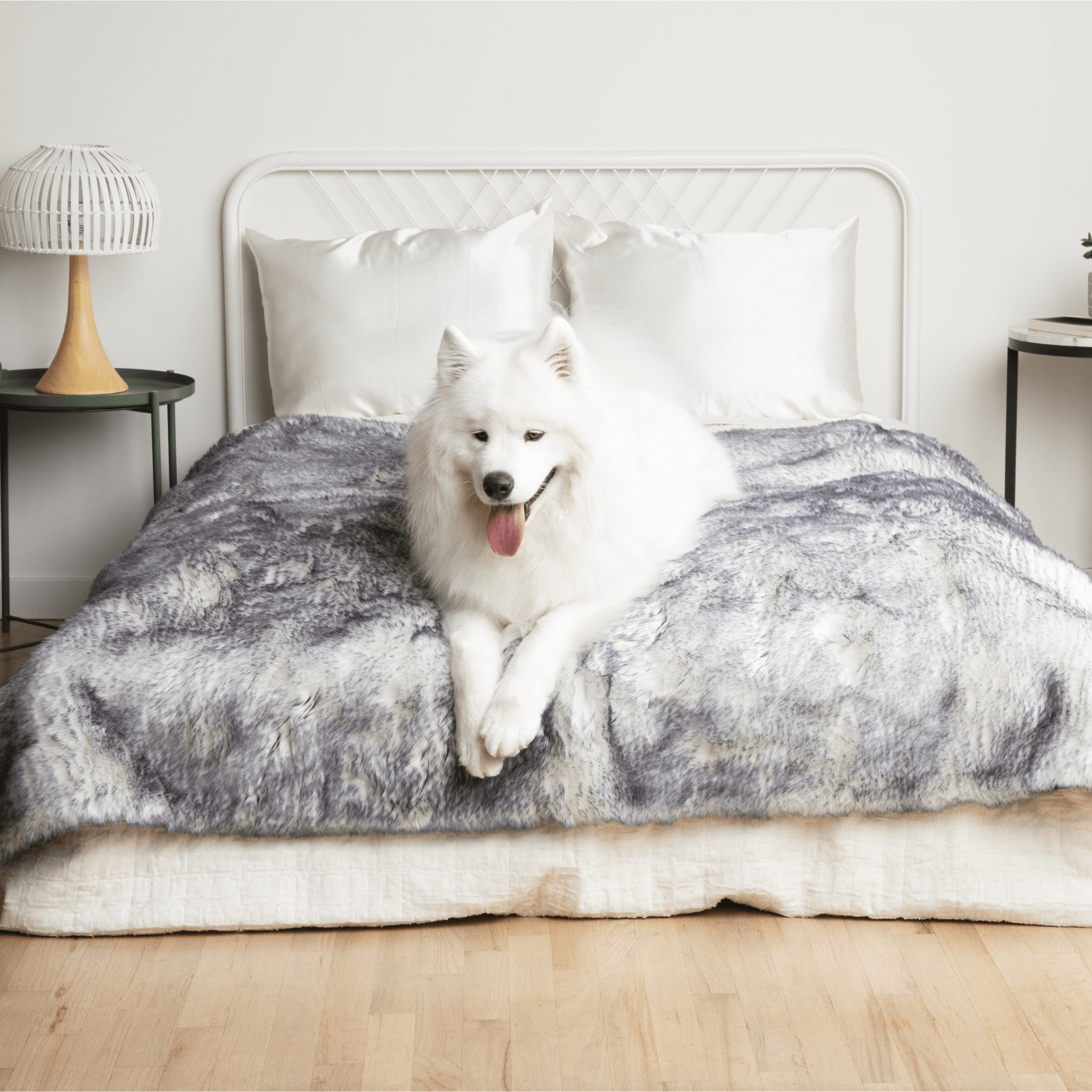 PupProtector™ Luxe Waterproof Faux Fur Blanket - Ultra Plush Arctic Fox、mySite、solidvoid