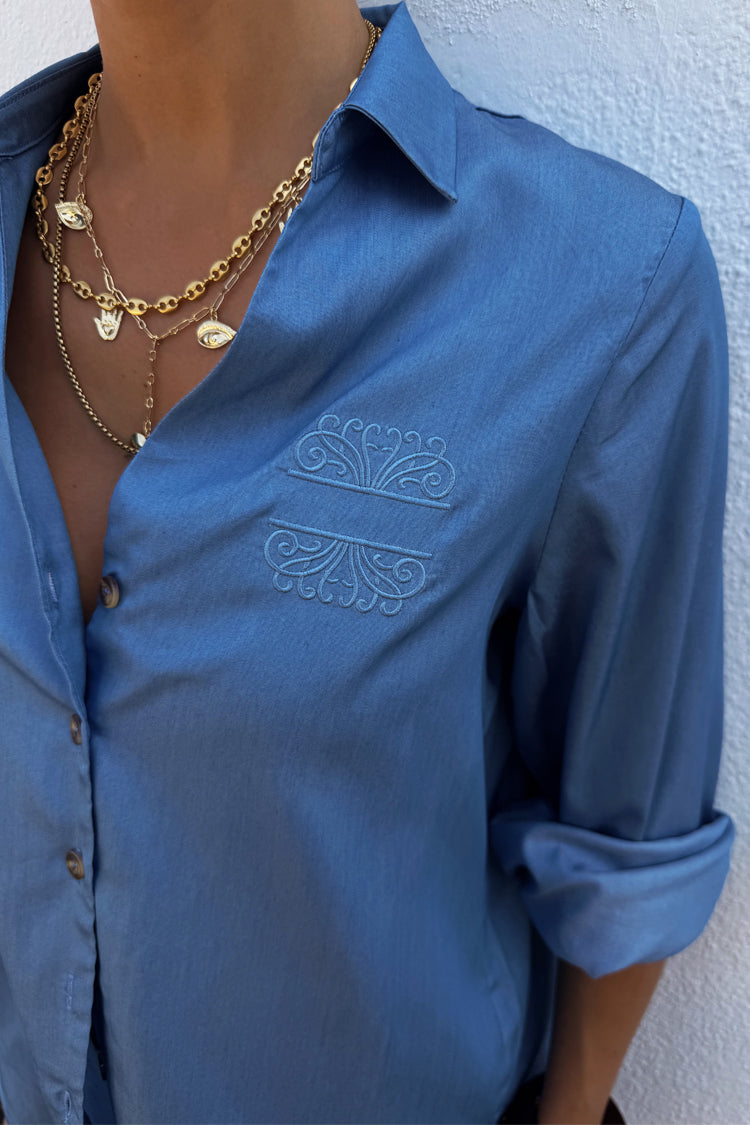 Chambray Miley Shirt、mySite、solidvoid