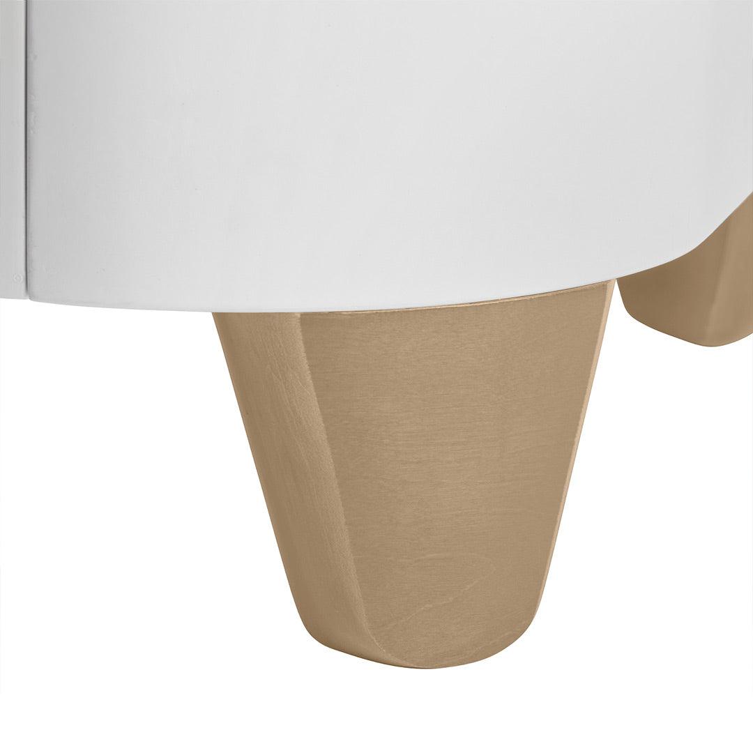  Gaia Baby Serena Cot Bed & Dresser Set - White/Natural、mySite、merchandisen