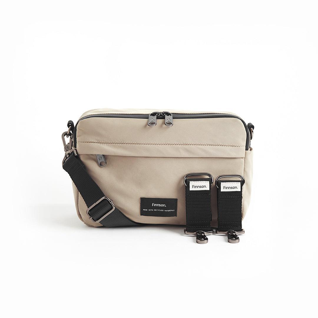  Finnson Frida Eco Stroller Organiser with Stroller Clips - Taupe、mySite、merchandisen