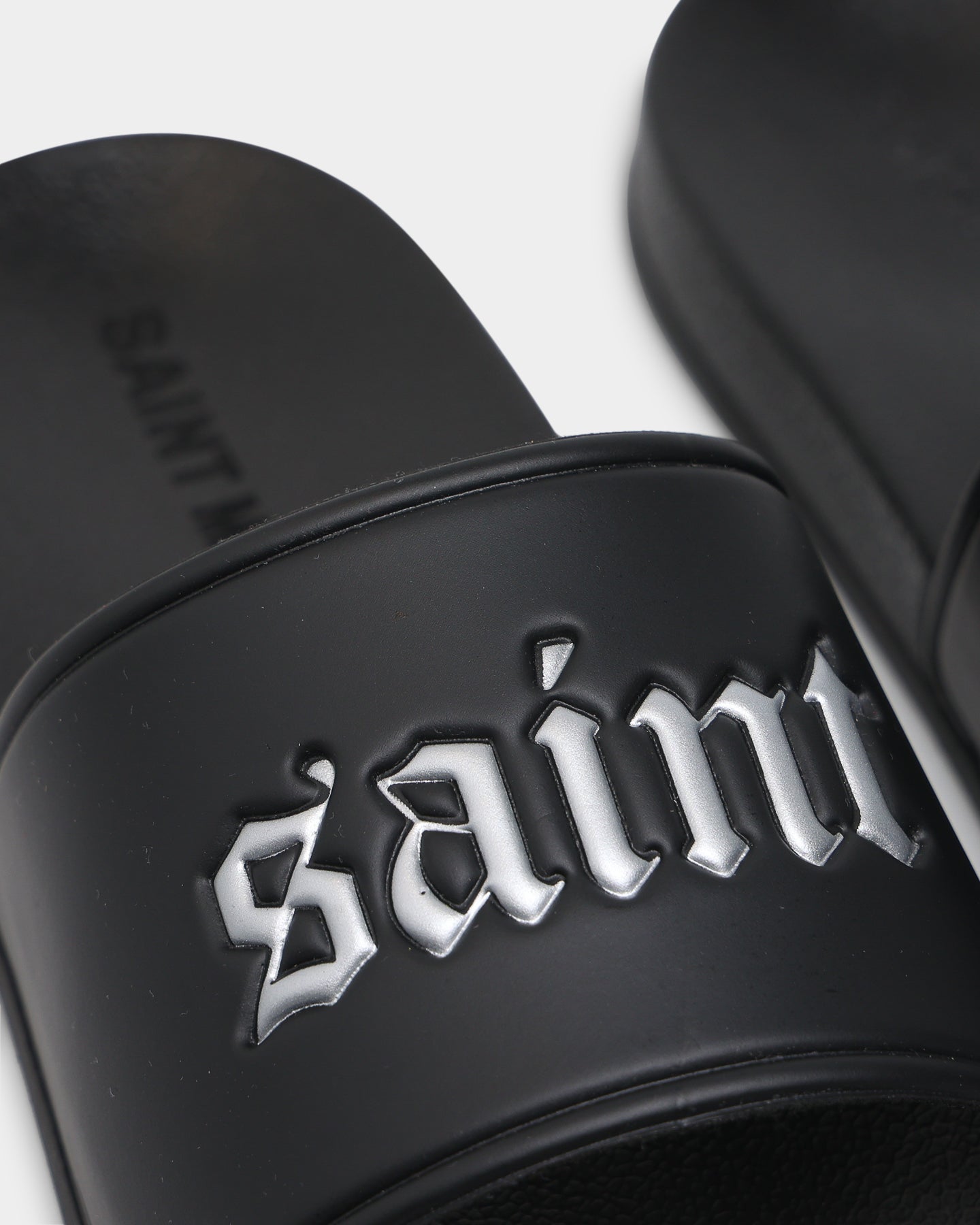 Saint Morta Cambronne Slide Black/Silver、mySite、zt4zffjzw