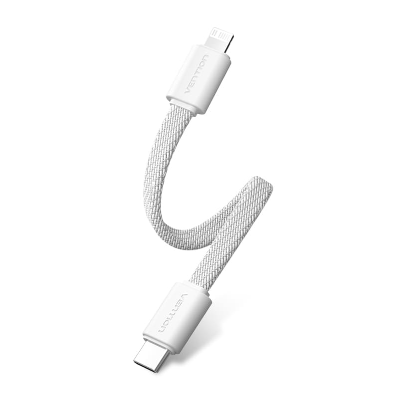 Bi-Directional Charging Cable 11CM for 5000mAh Power Bank (USB-C + Lightning) 20W Light Indicator Display Type、mySite、fannypackpong