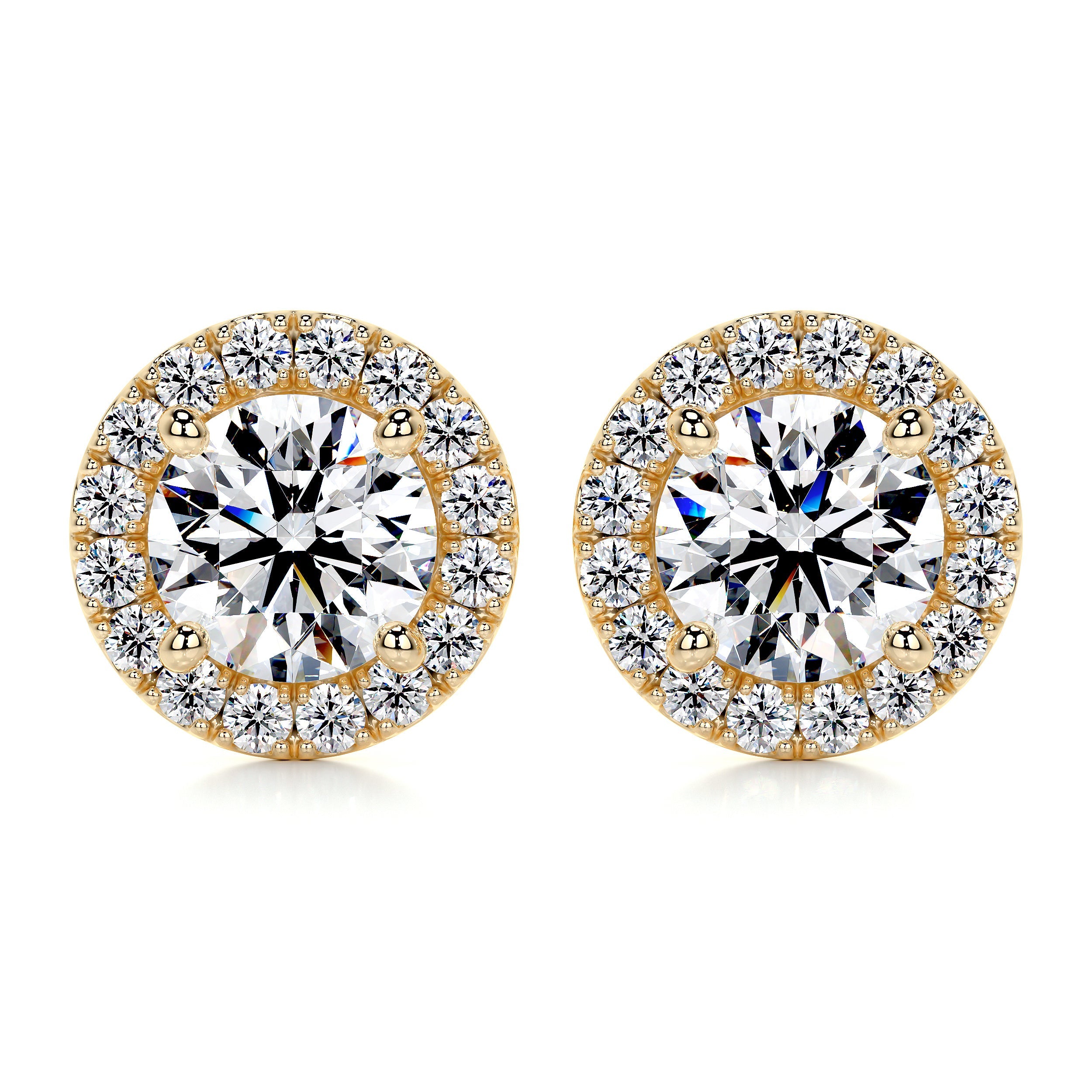 Erica Lab Grown Diamond Earrings -18K Yellow Gold、mySite、hinf8tx79
