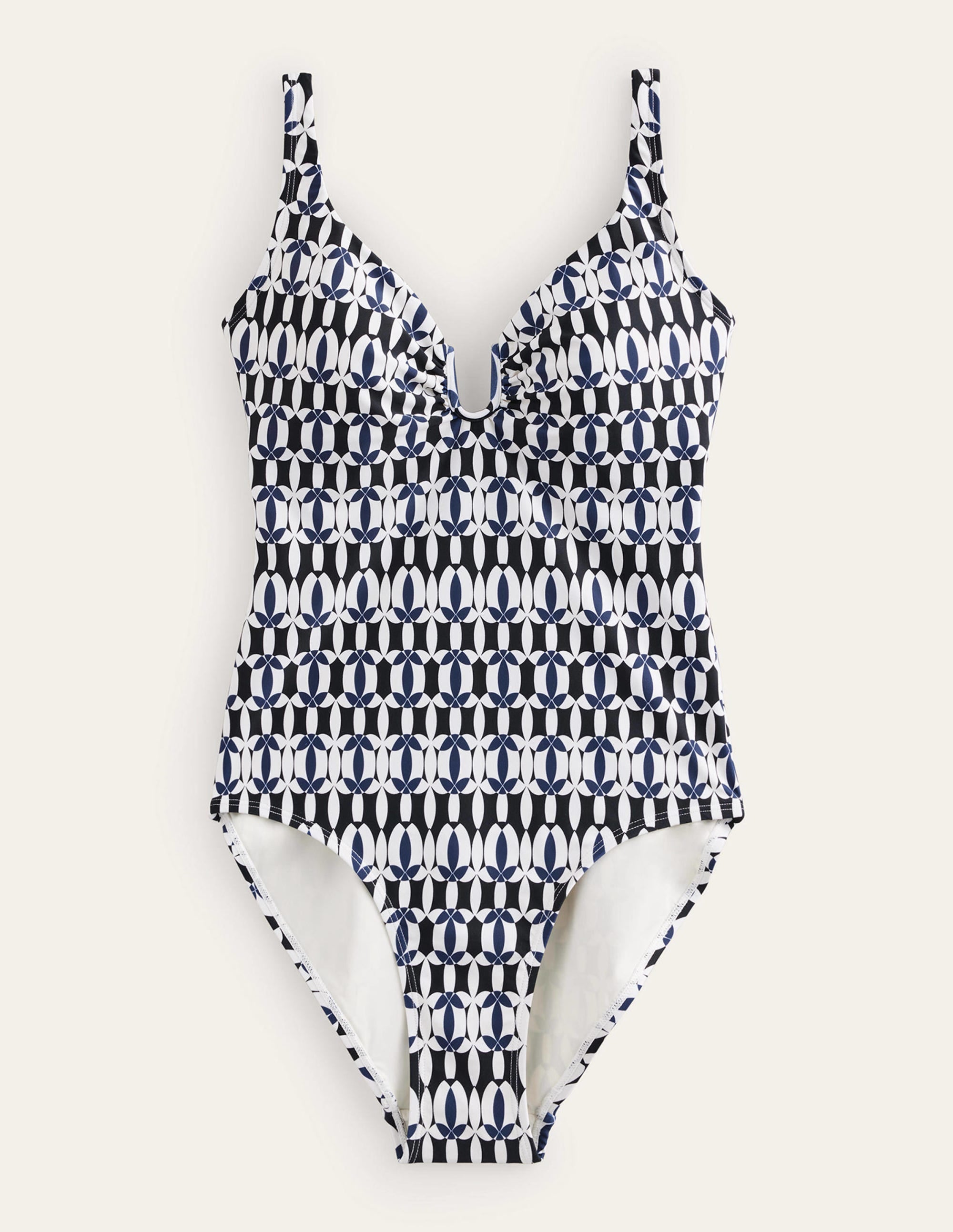  U-Bar Swimsuit-Black, White Geo、mySite、ashleygrahame