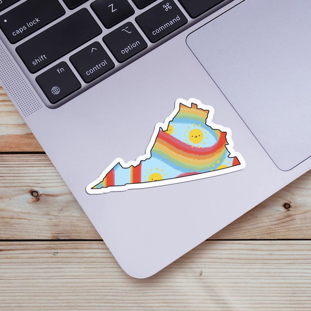  Virginia Rainbow Fun Sticker、mySite、elrpsem3k