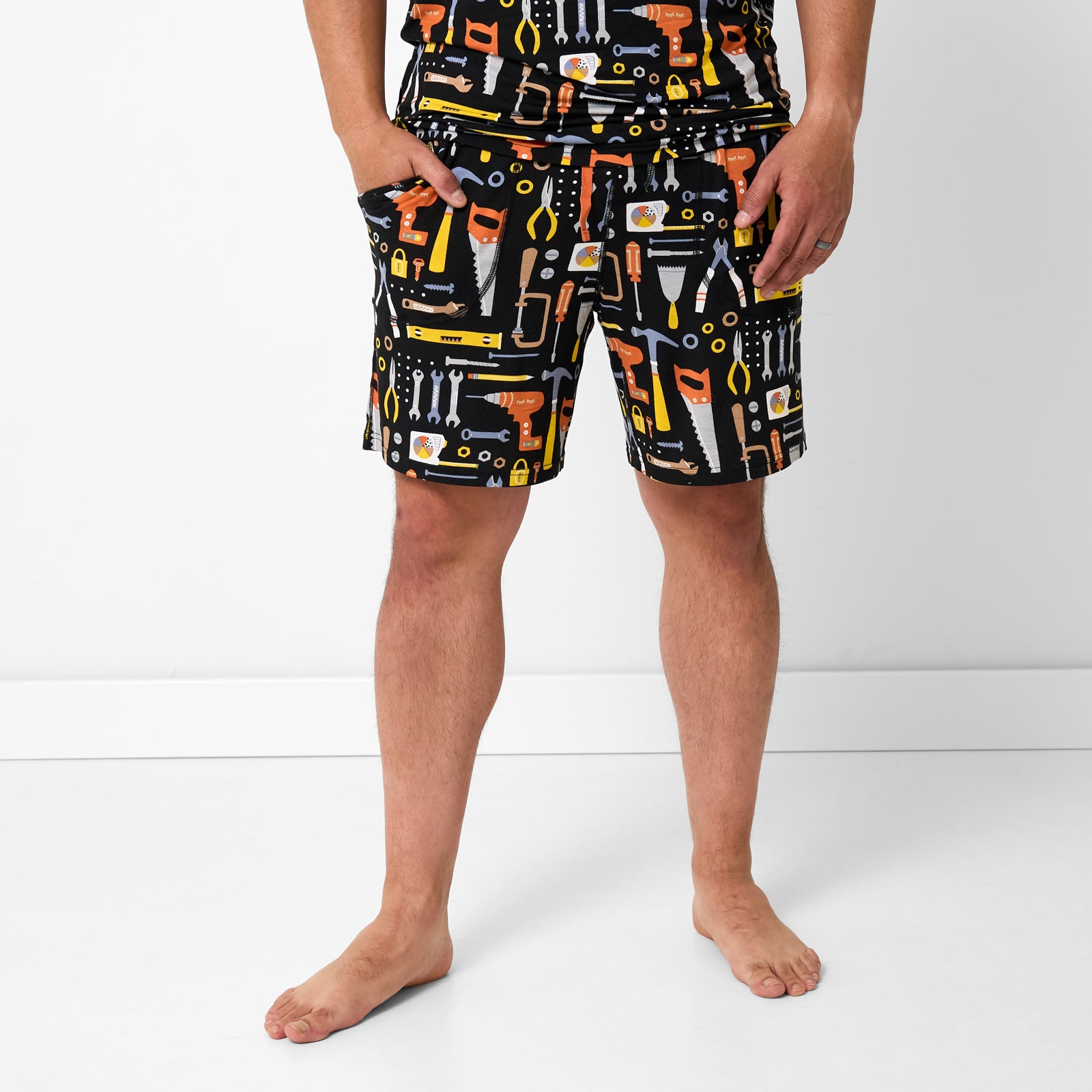  Little Builders Men's Pajama Shorts、mySite、layawaytickets