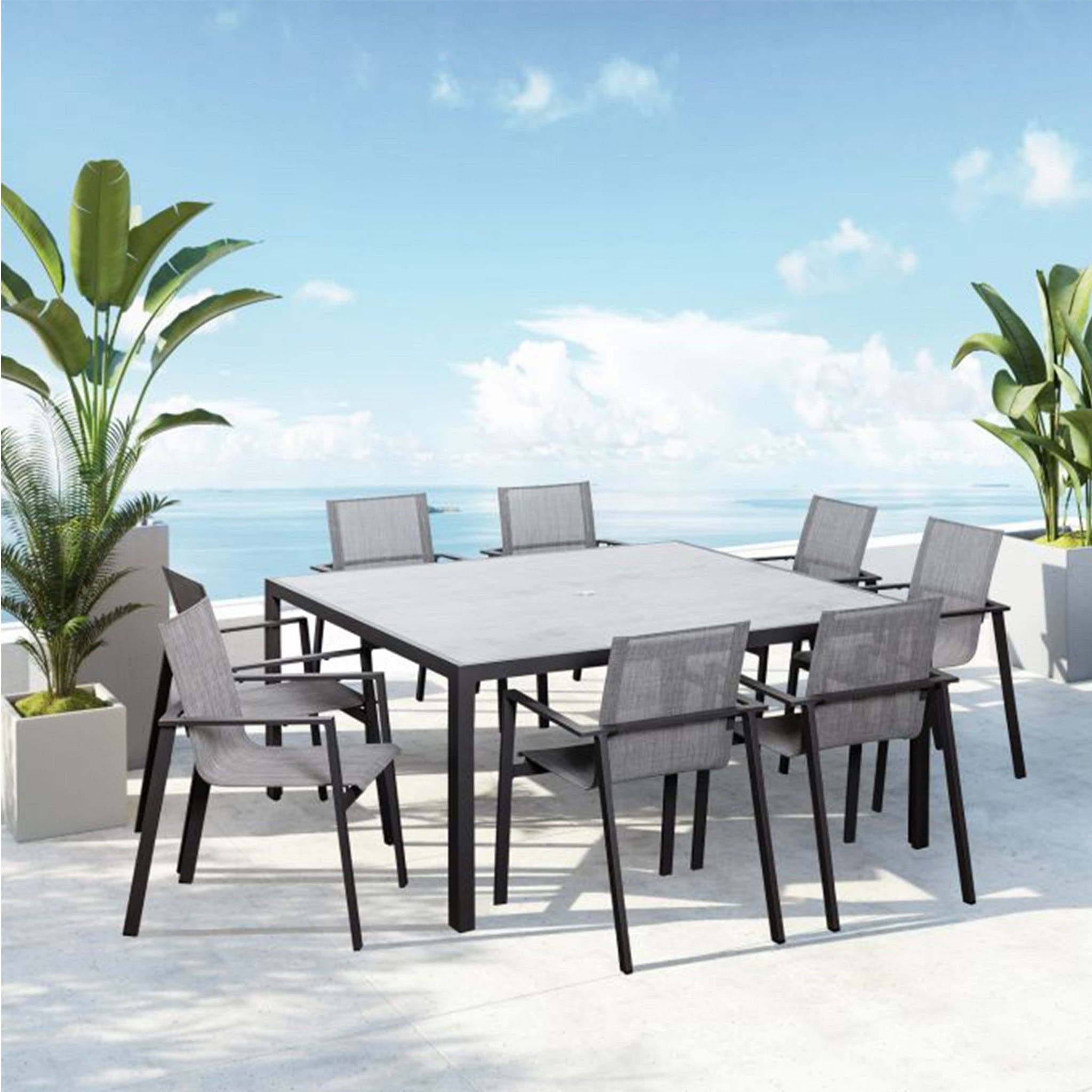 Lift 9 Piece Square Dining Set、mySite、neckold