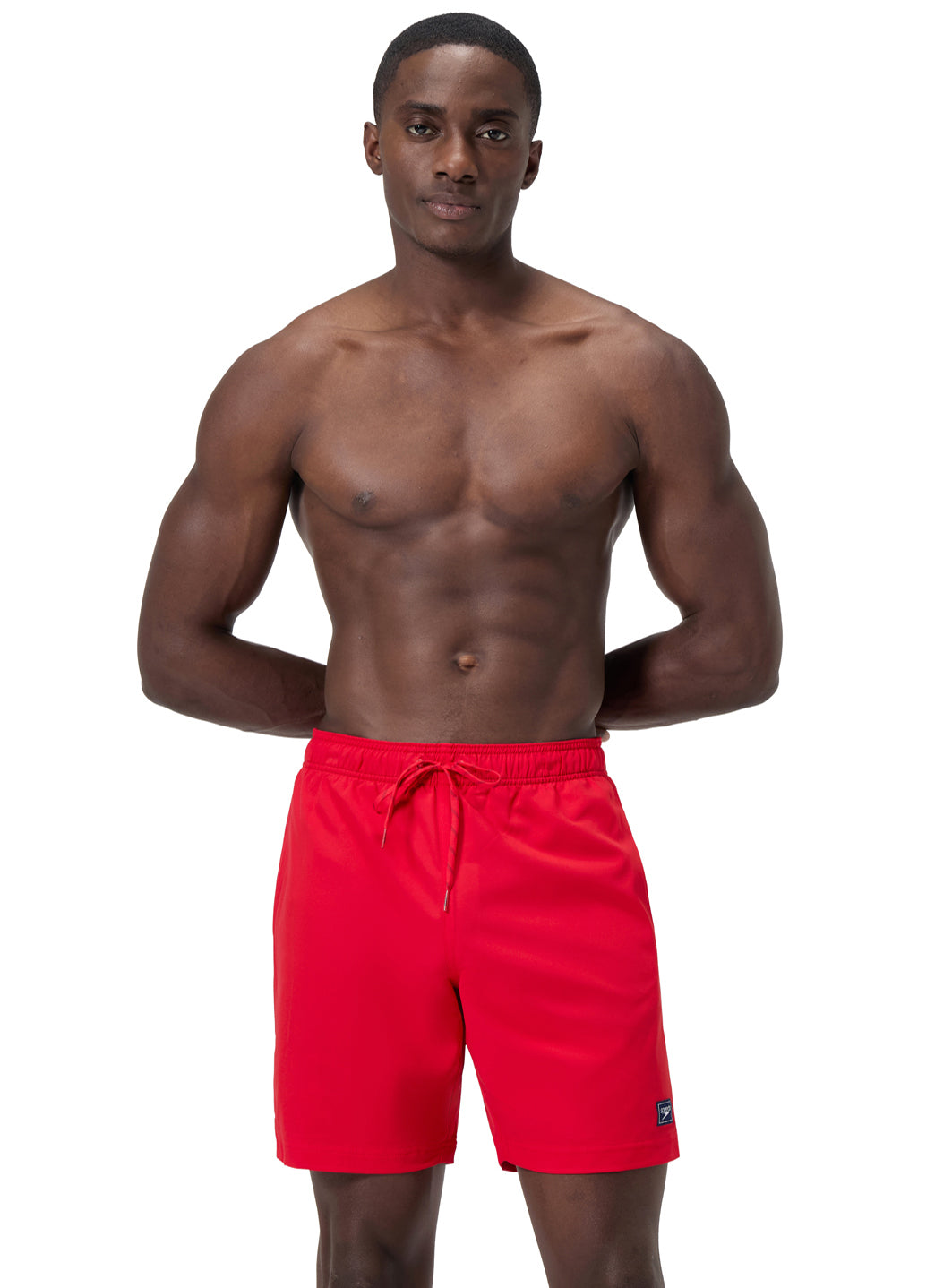 Speedo Men's Solid Redondo 18 Volley Swim Trunks、mySite、noshort