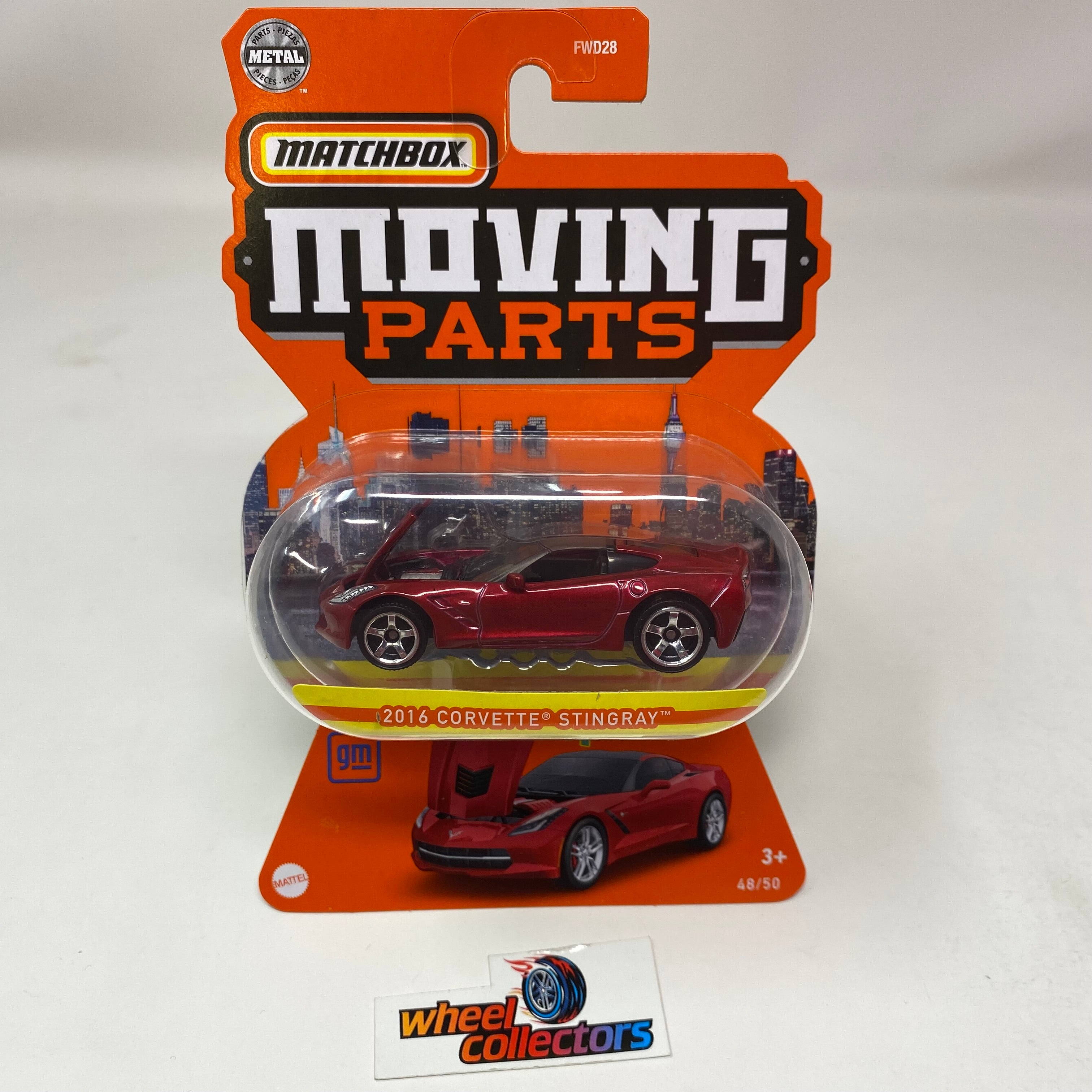 2016 Corvette Stingray * RED * 2022 Matchbox Moving Parts Case B、mySite、hgirdovlk