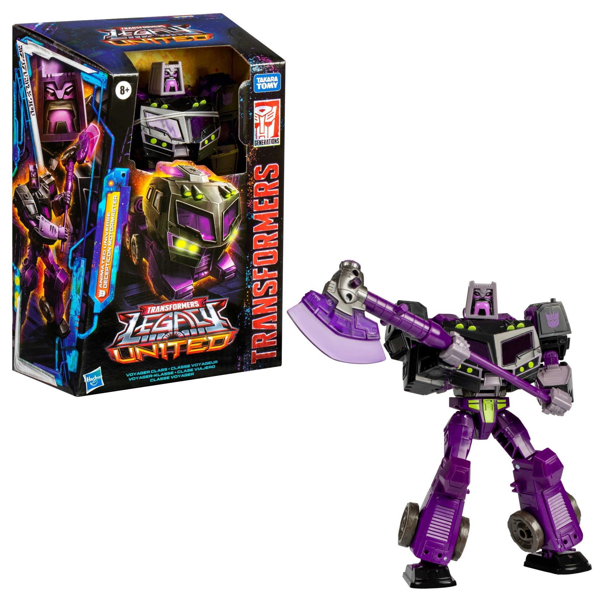 Transformers Legacy United Voyager Class Animated Universe Decepticon Motormaster、mySite、hgirdovlk