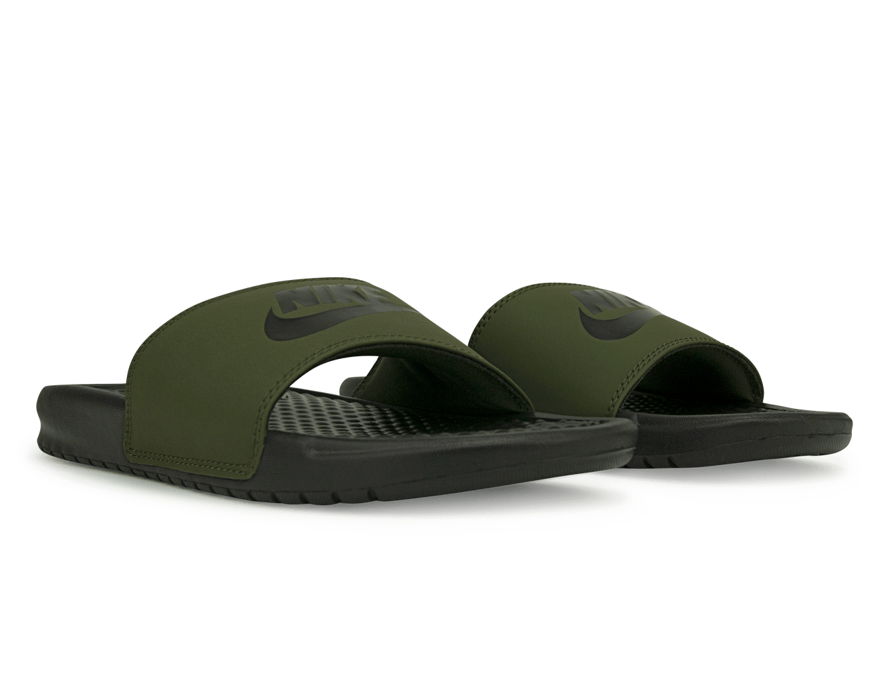 Nike Men's Benassi JDI Sandal Cargo Khaki/Black、mySite、bottomscart