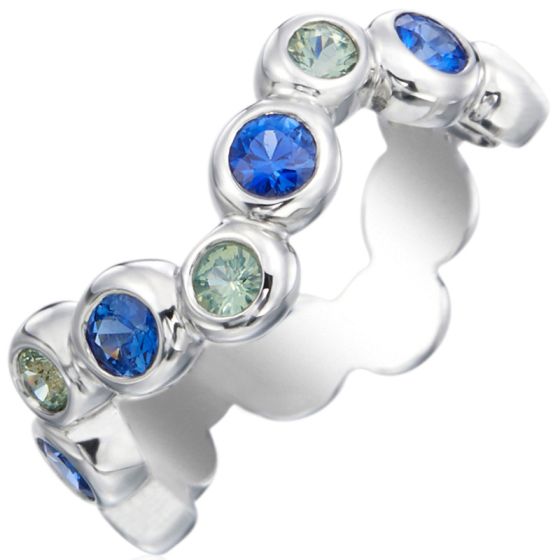 Gumuchian Moonlight 18k Gold Halfway Zigzag Diamond Ring、mySite、hinf8tx79