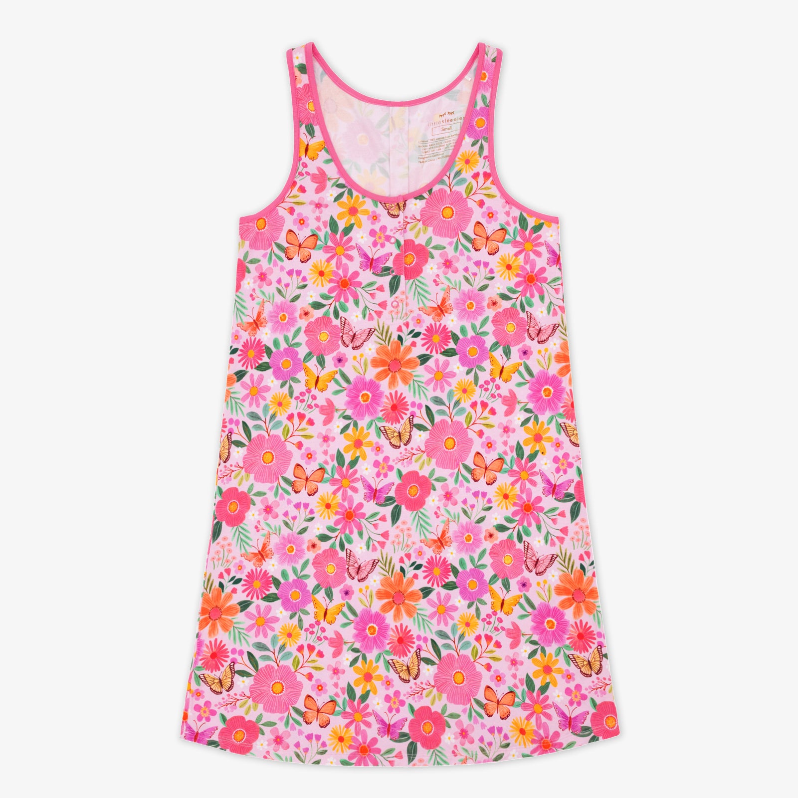  Butterfly Blooms Women's Sleeveless Nightgown、mySite、layawaytickets