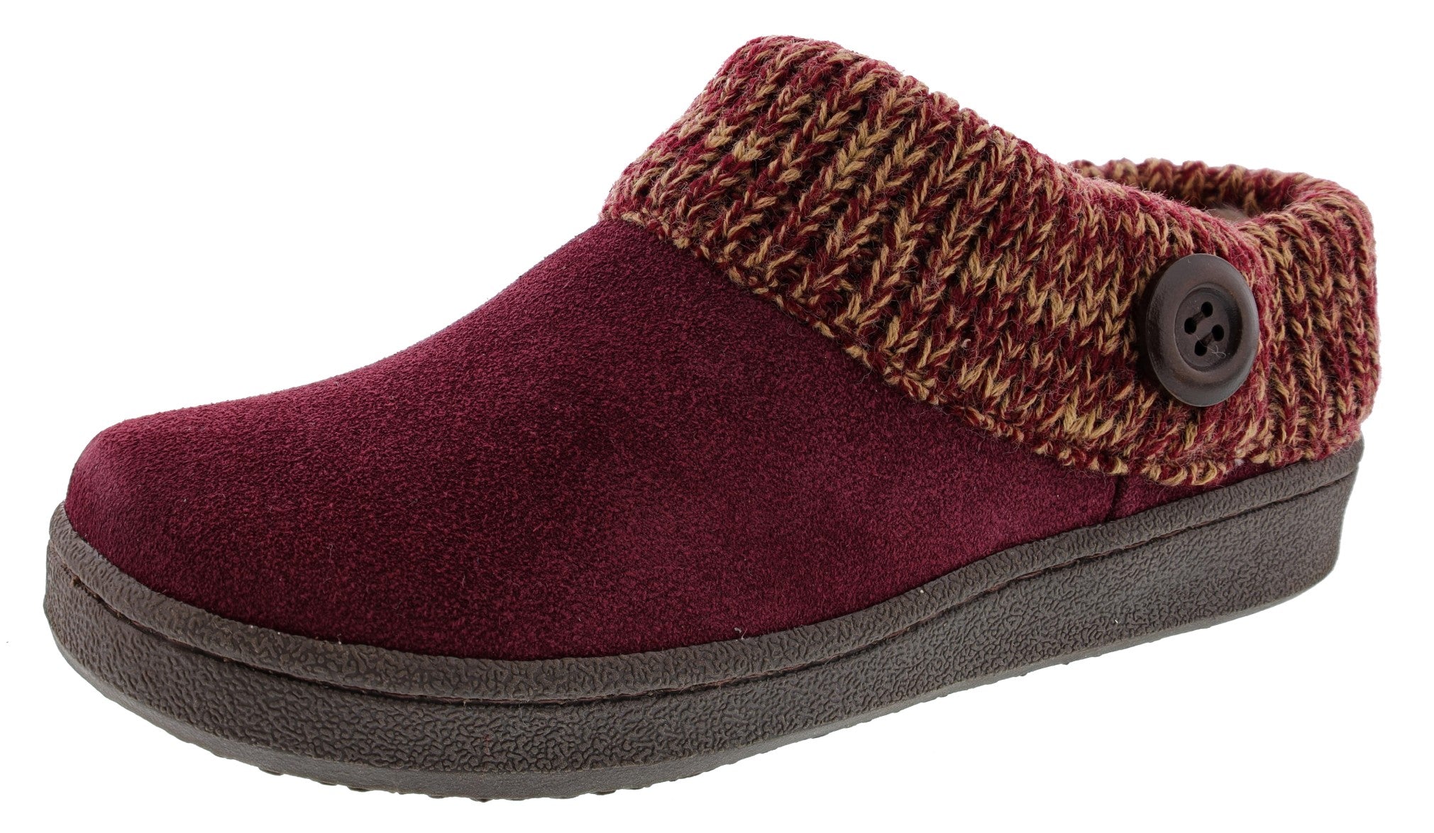 Clarks Women's Knitted Collar Clog Winter Slippers Angelina、mySite、dreamappss