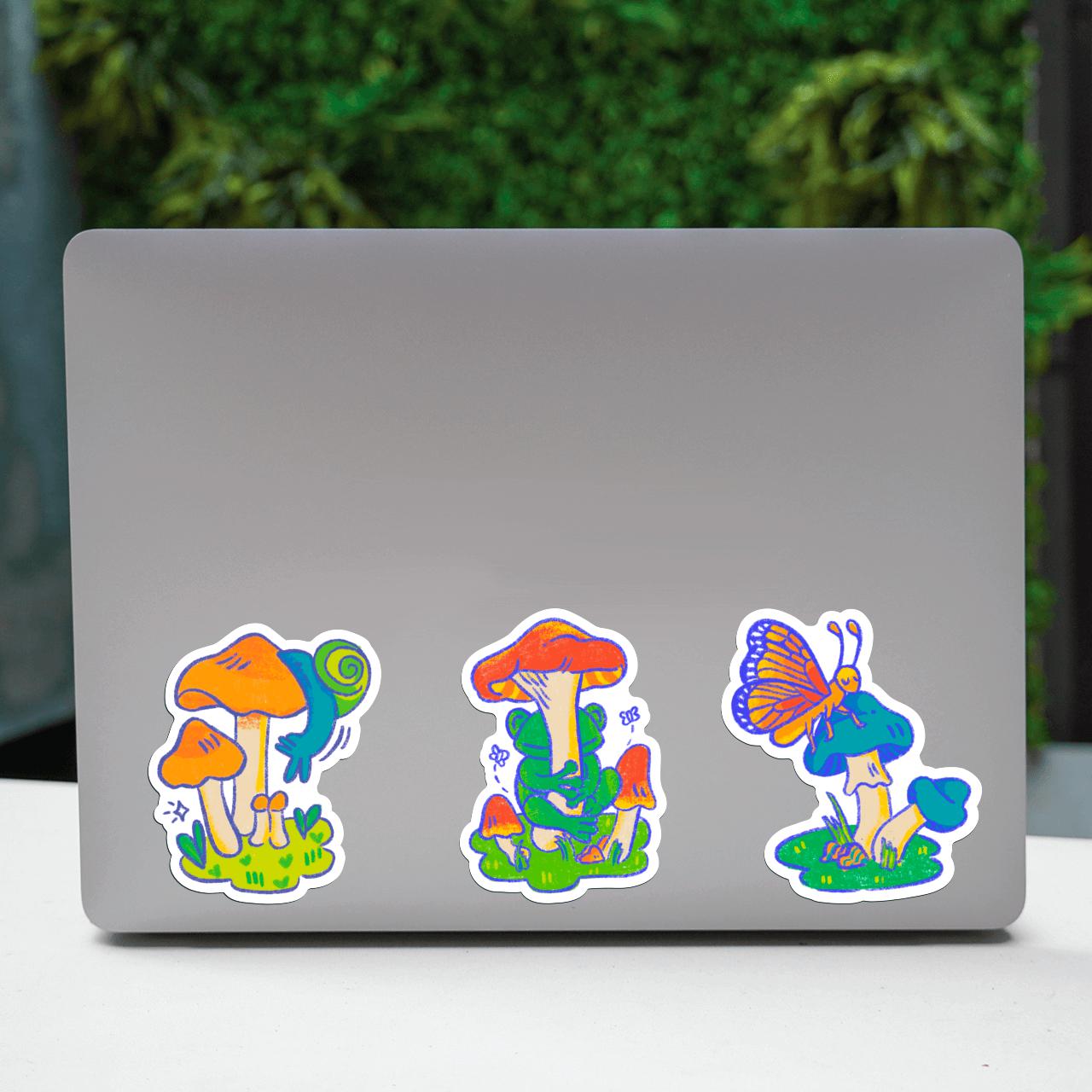  Frog & Mushroom 3 Pack、mySite、elrpsem3k