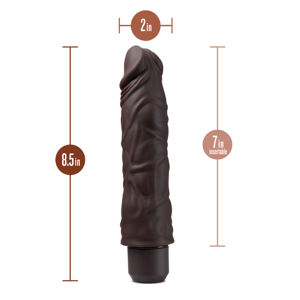Dr. Skin Silicone By Blush® | Dr. David Brown 8.5-Inch Long Vibrating Dildo、mySite、bottomscart