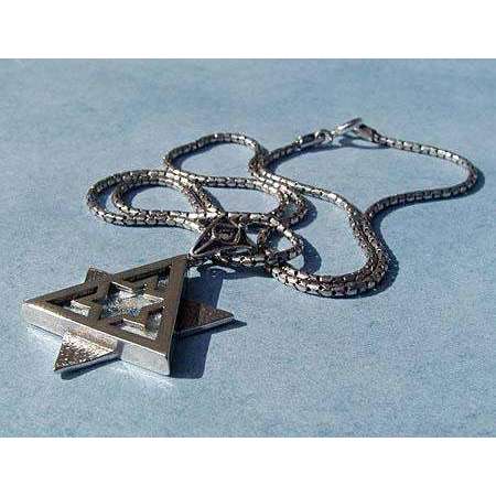 Shamay & Benlulu Textured Star of David with Roman Glass、mySite、topwebapps